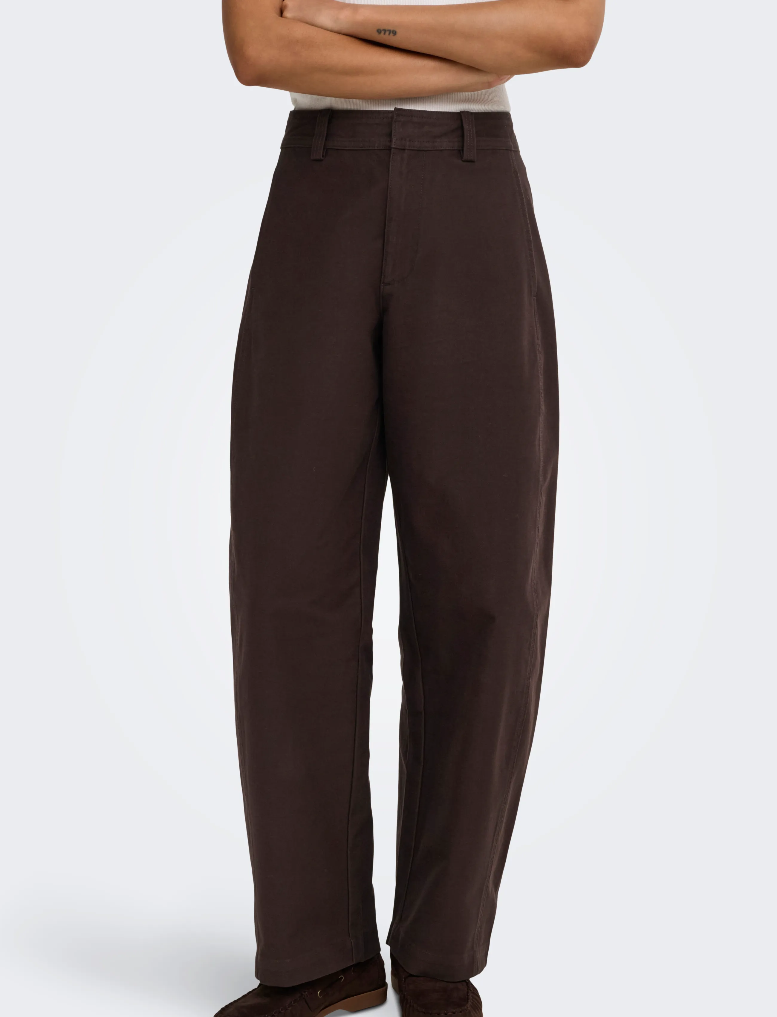 ONLY Onlclair Mw Barrel Pant Pnt Noos cargobyxor dam – bild 6
