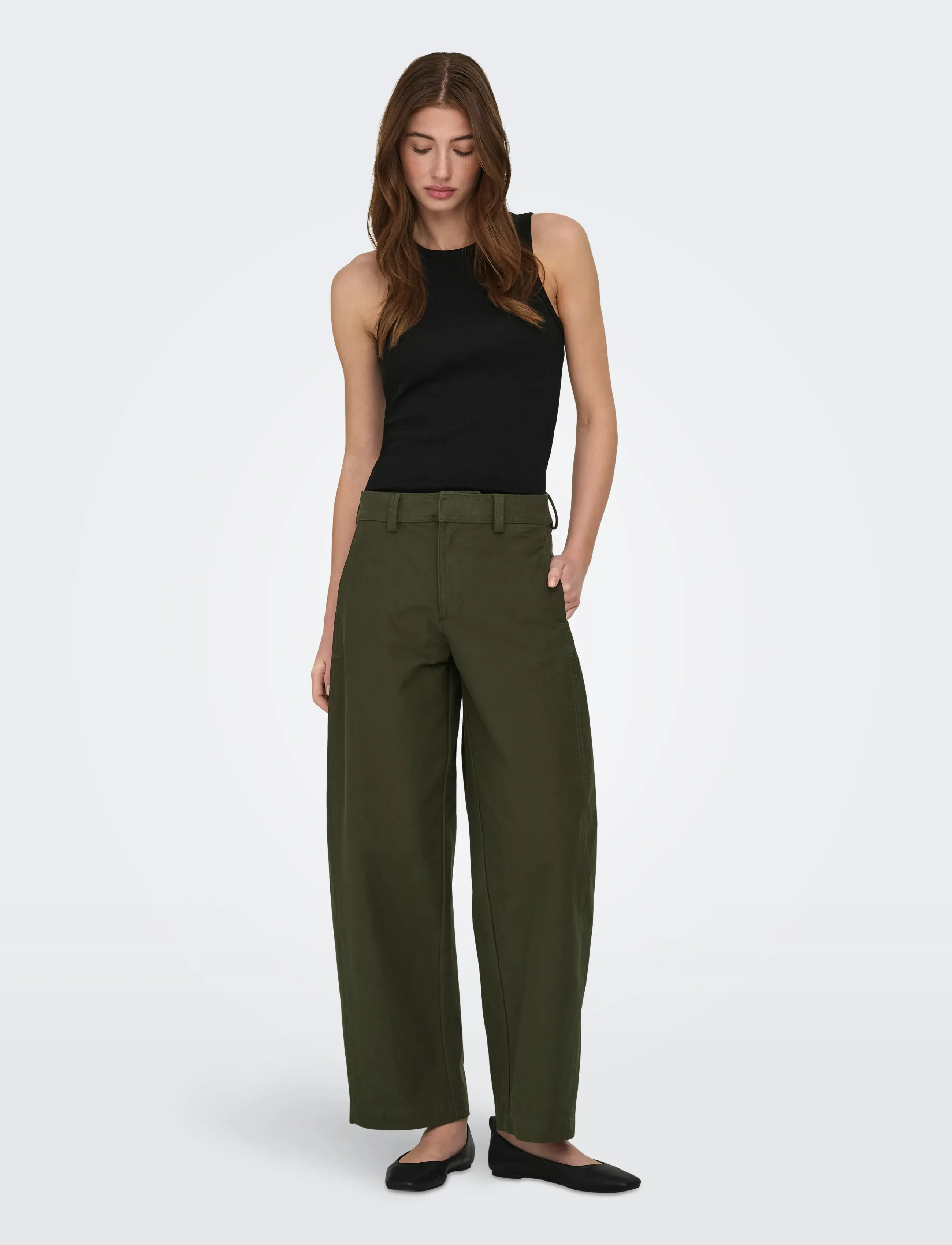 ONLY - ONLCLAIR MW BARREL PANT PNT NOOS - barrelbyxor - kambaba - 4