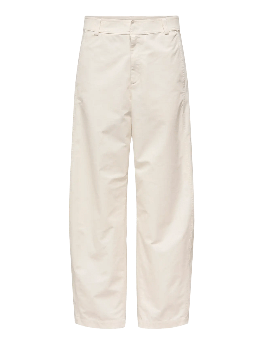 ONLY - ONLCLAIR MW BARREL PANT PNT NOOS - barrel-püksid - tofu - 1