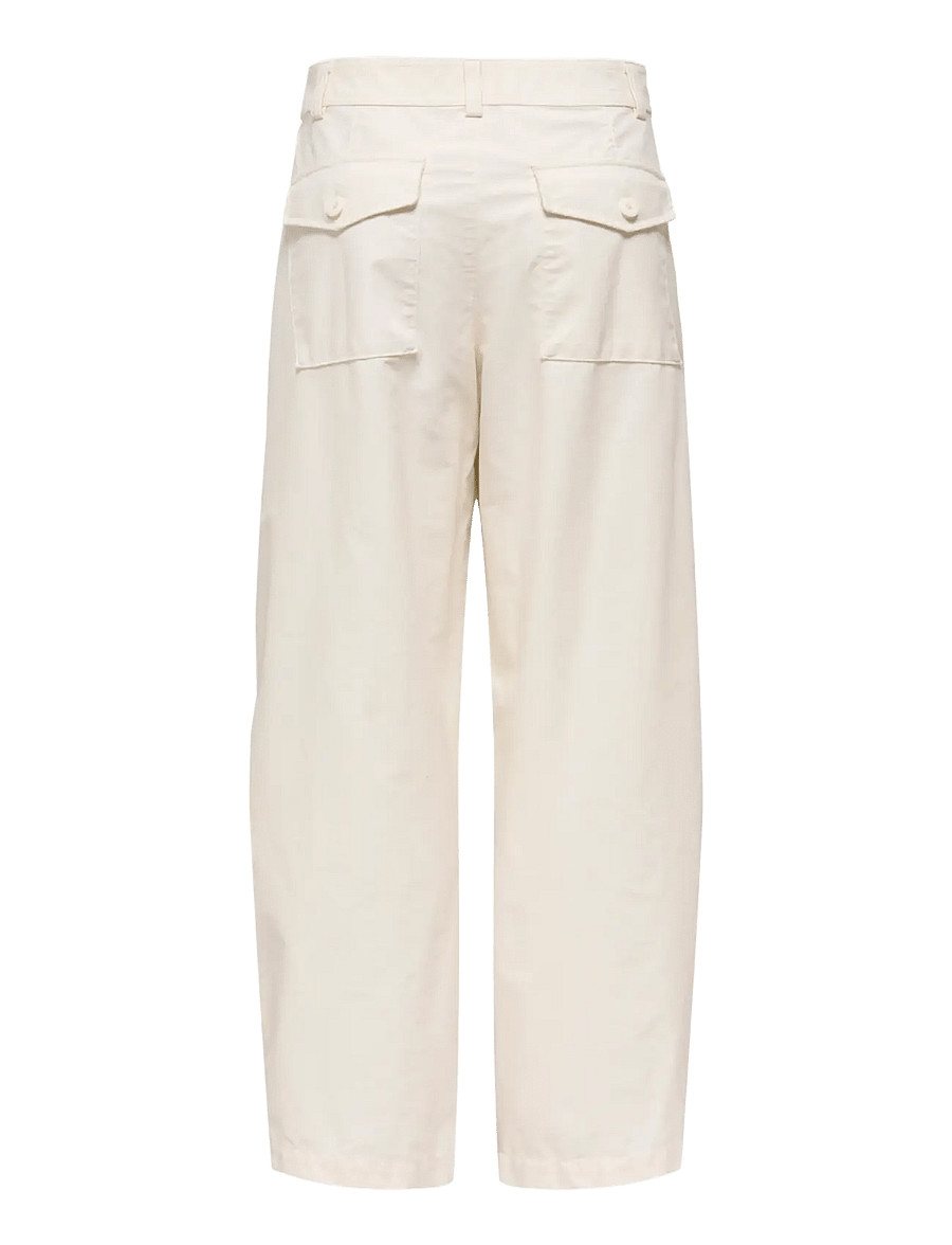 ONLY - ONLCLAIR MW BARREL PANT PNT NOOS - barrel-püksid - tofu - 2