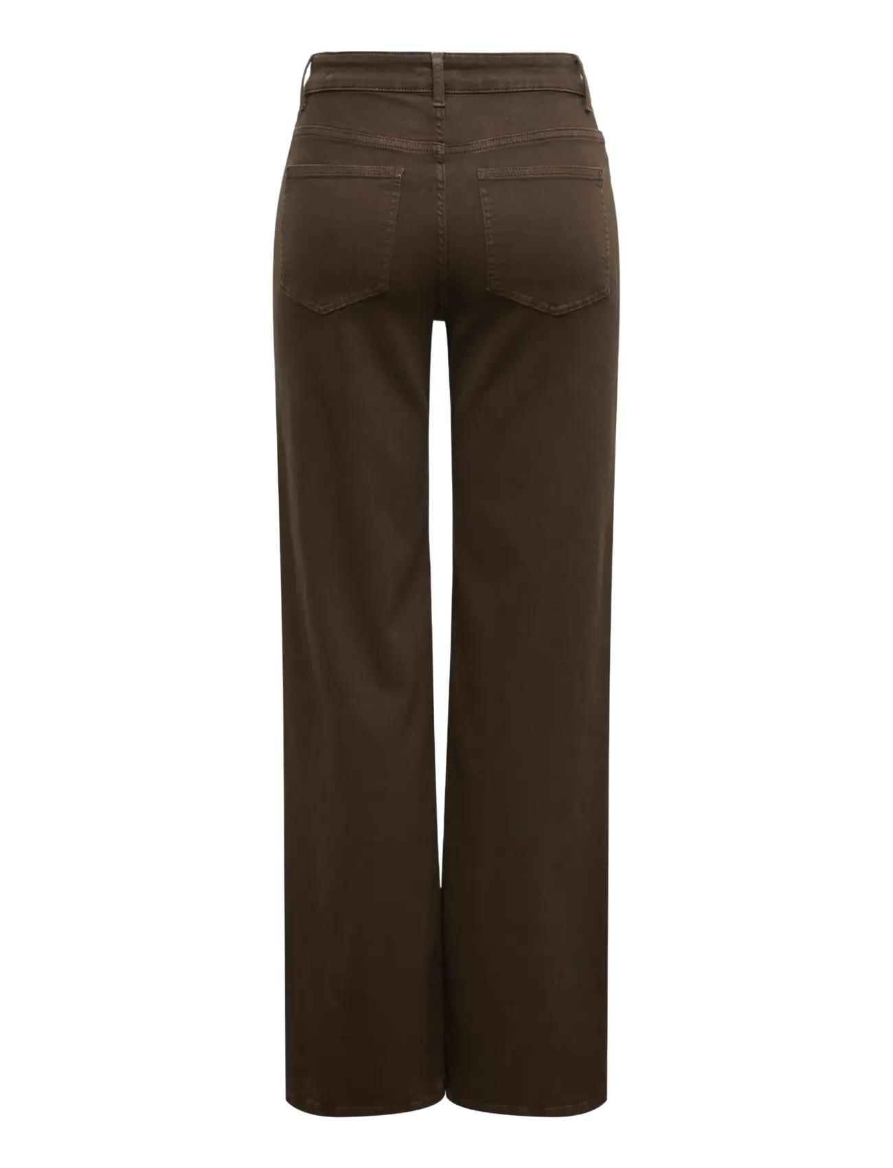 ONLY - ONLMADISON BLUSH HW WIDE COLOR DNM NOOS - dark brown denim - 2