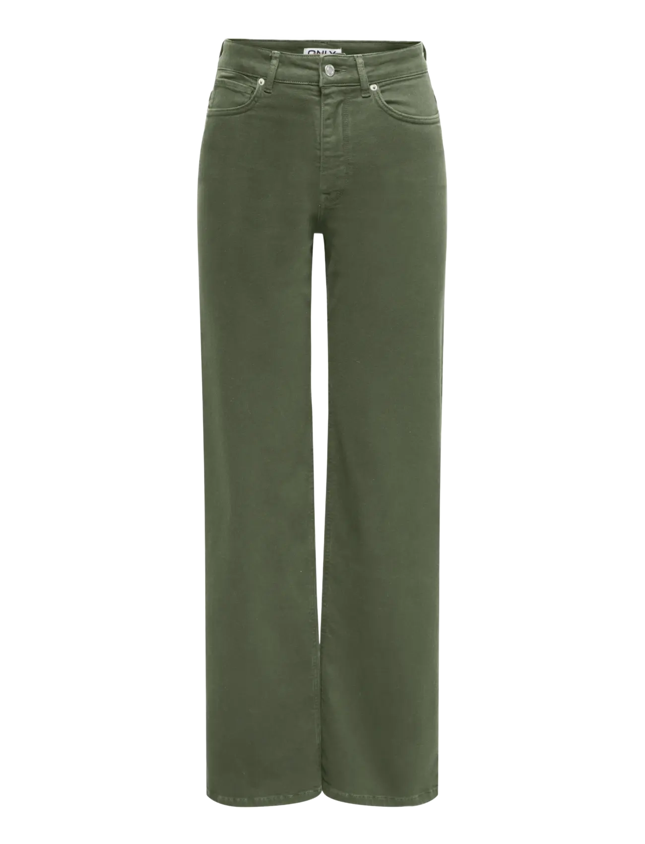 ONLY - ONLMADISON BLUSH HW WIDE COLOR DNM NOOS - vida jeans - smokey olive - 1