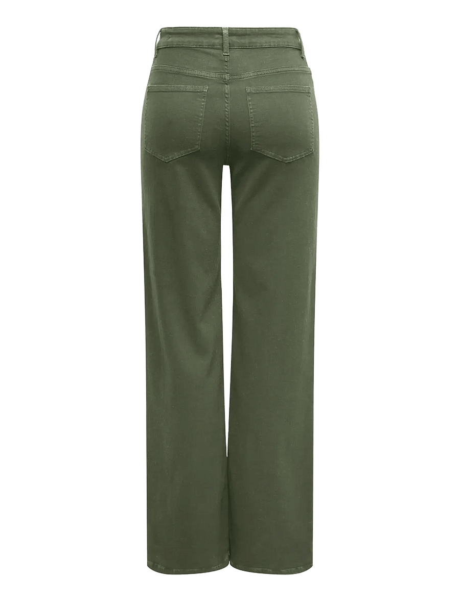 ONLY - ONLMADISON BLUSH HW WIDE COLOR DNM NOOS - vida jeans - smokey olive - 2
