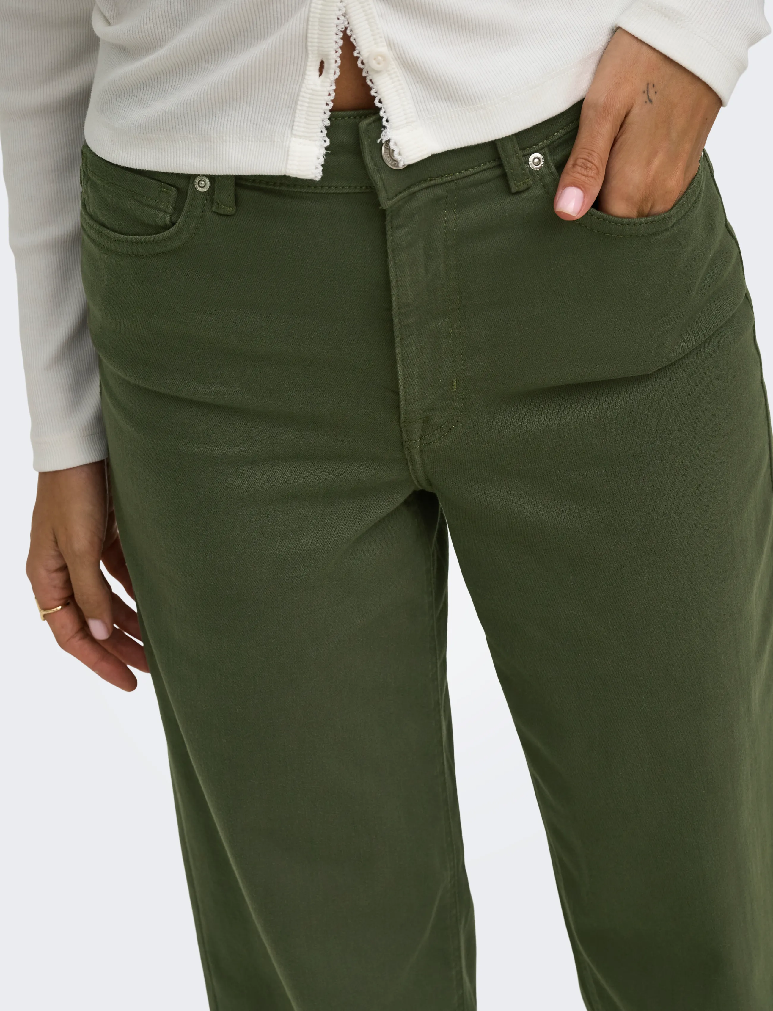 ONLY Onlmadison Blush Hw Wide Color Dnm Noos jeans dam – bild 6