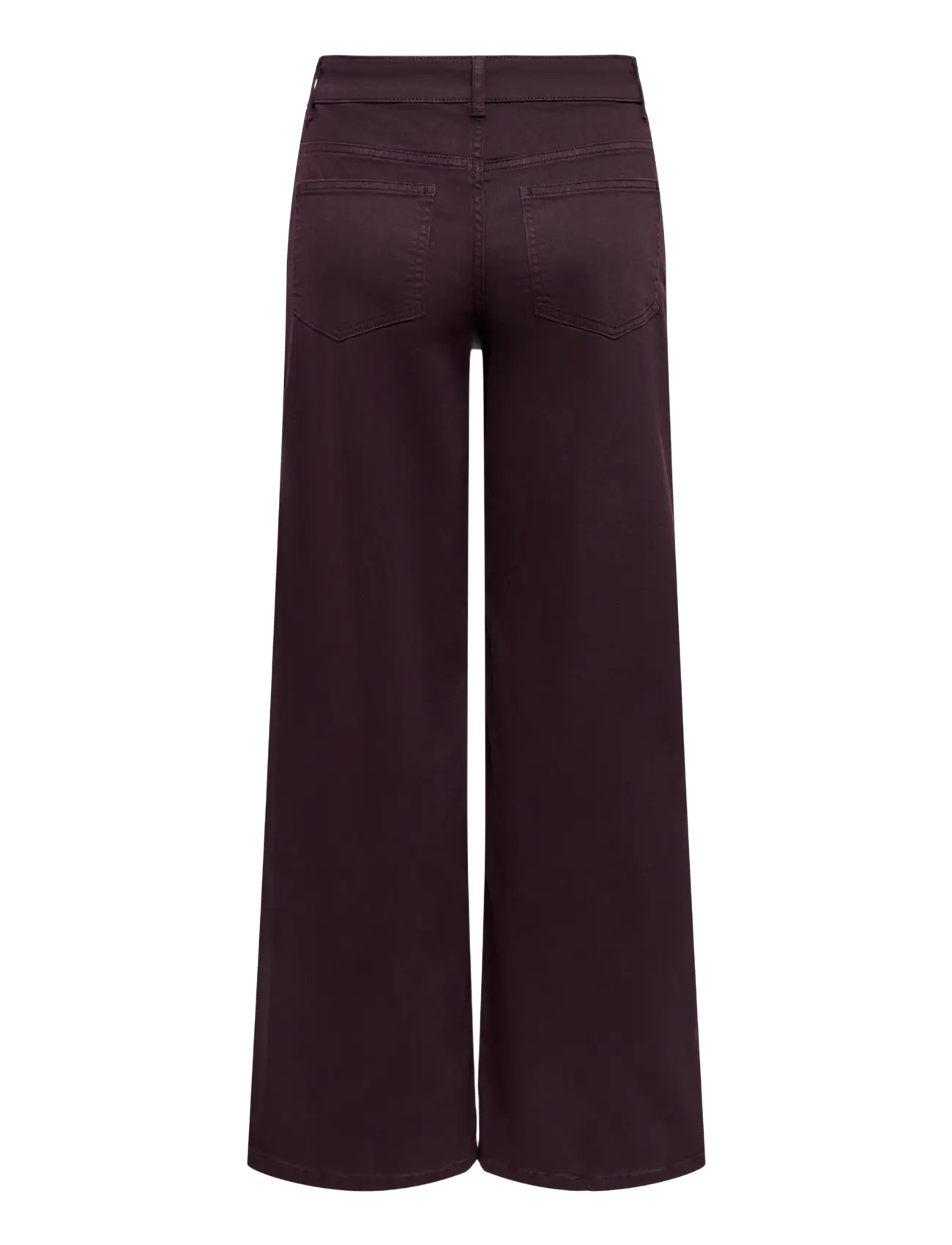ONLY - ONLMADISON BLUSH HW WIDE COLOR DNM NOOS - hosen mit weitem bein - winetasting - 1