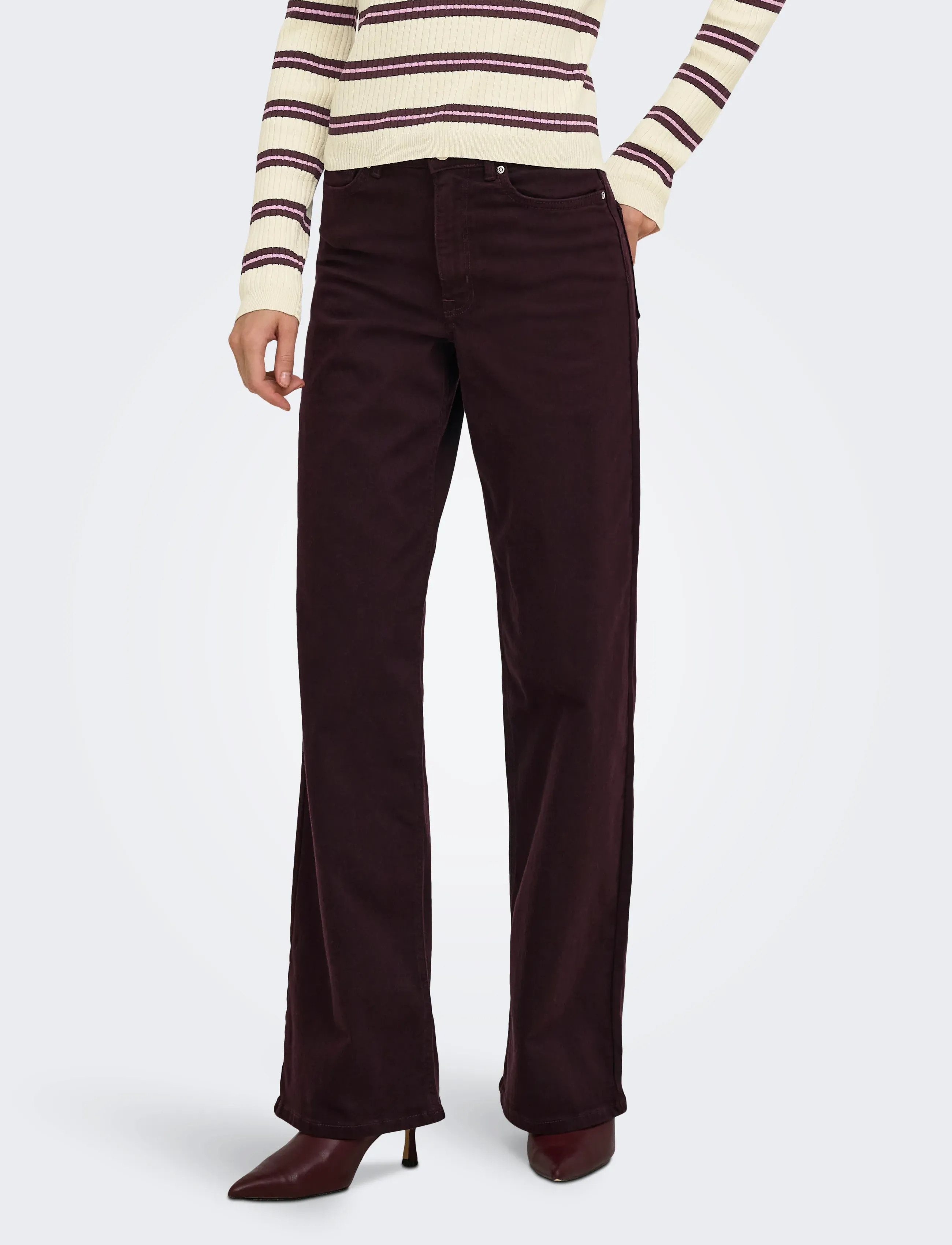 Onlmadison Blush Hw Wide Color Dnm Noos