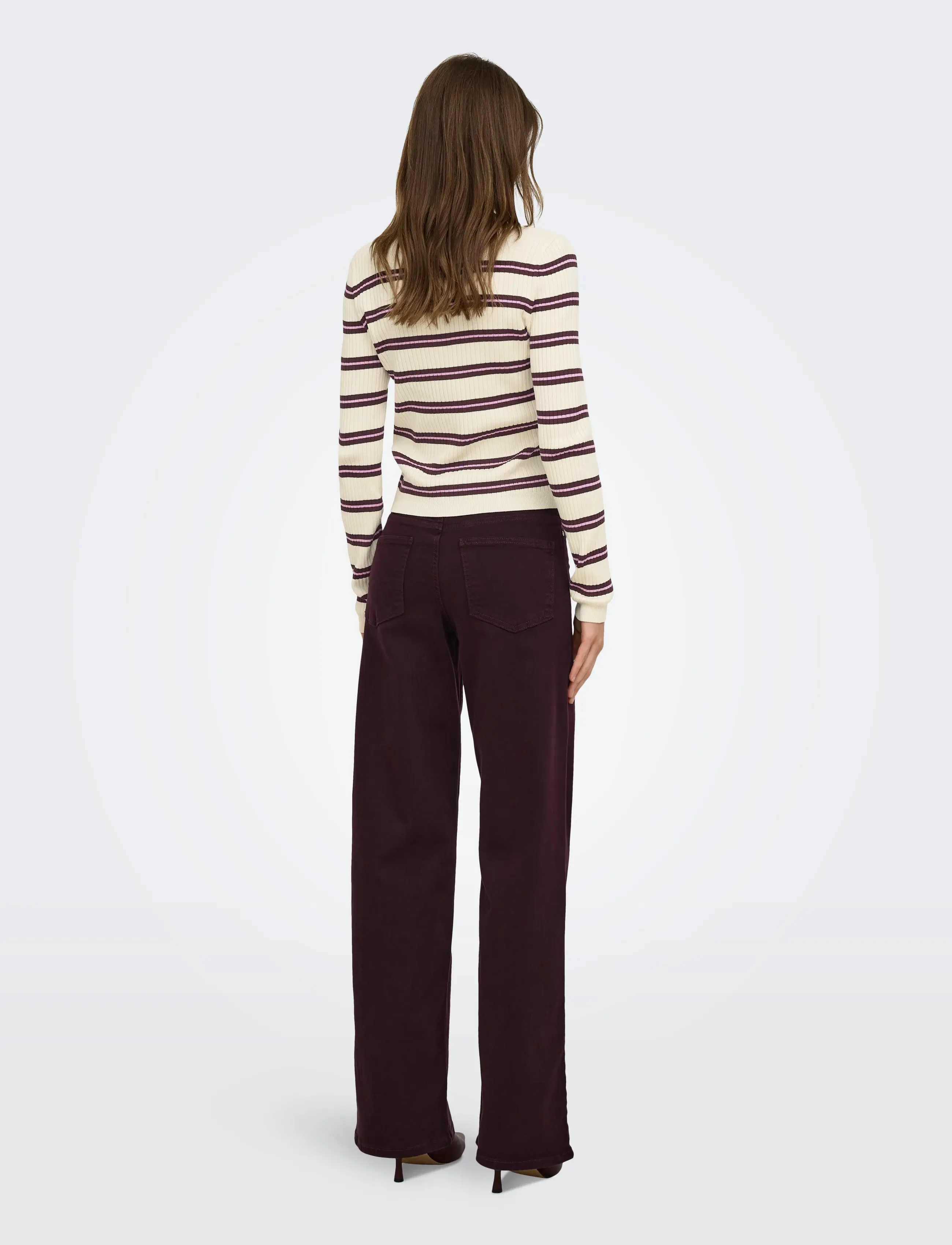 ONLY Onlmadison Blush Hw Wide Color Dnm Noos jeans dam – bild 2