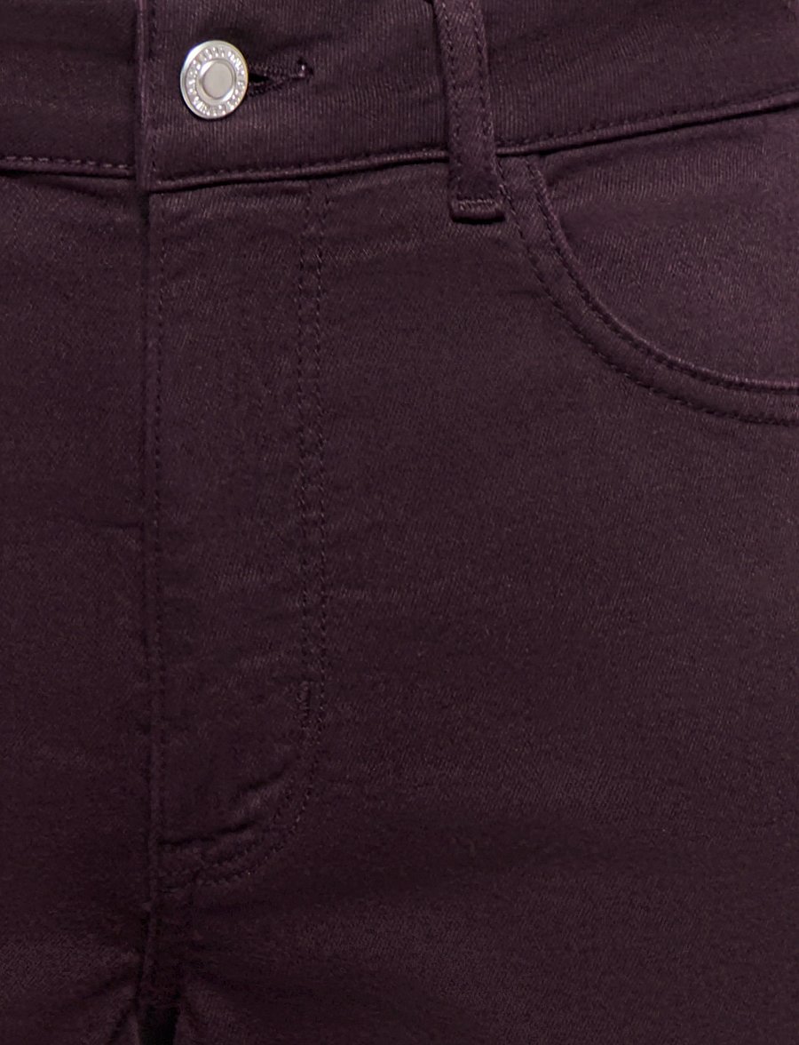 ONLY - ONLMADISON BLUSH HW WIDE COLOR DNM NOOS - hosen mit weitem bein - winetasting - 2