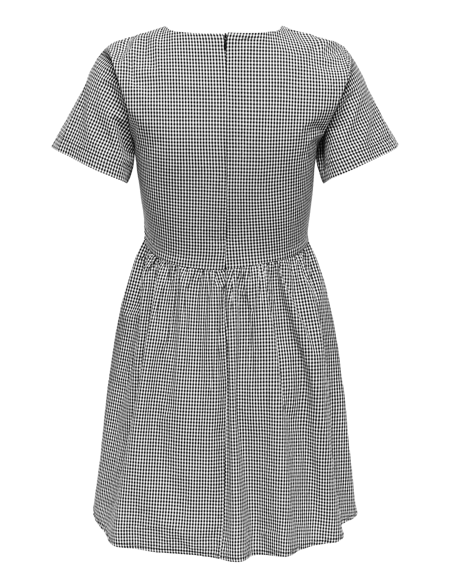 ONLY - ONLMARINNA SELENE V WAIST DRESS WVN - robes courtes - black - 1