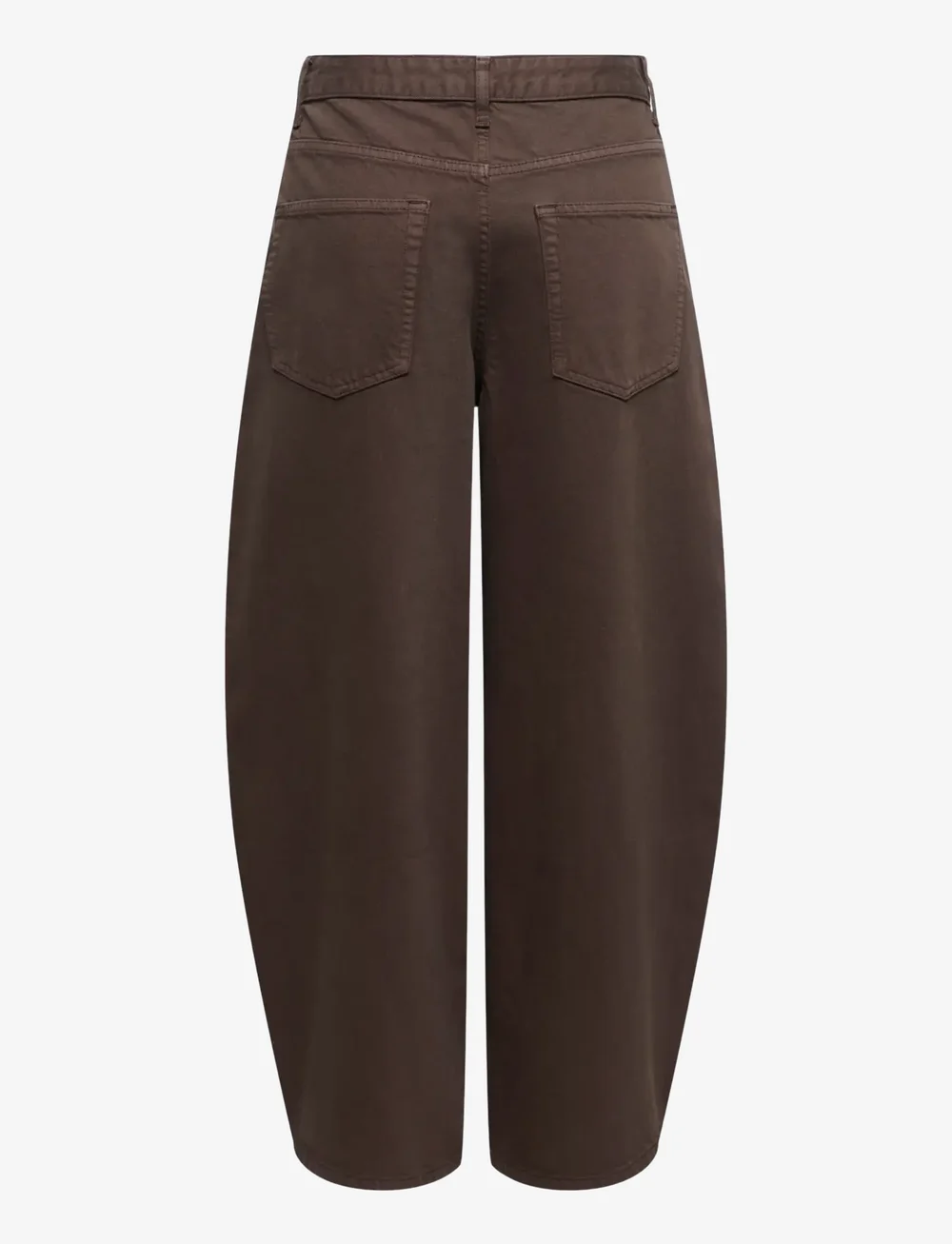 ONLY - ONLTAYLOR HW BARREL BROWN DNM TAI320 - barrel jeans - dark brown denim - 1