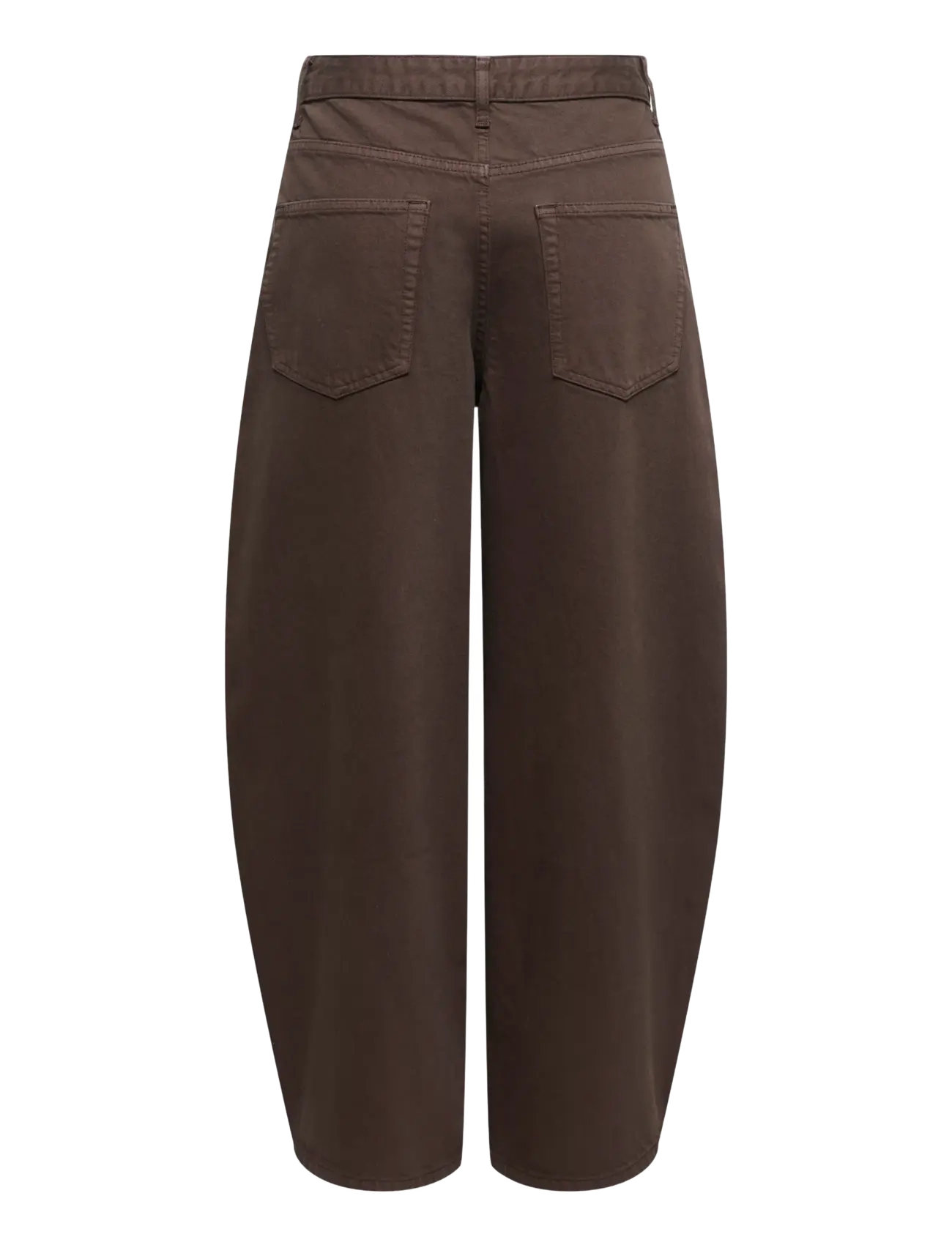 ONLY - ONLTAYLOR HW BARREL BROWN DNM AZG320 - barrel jeans - dark brown denim - 1