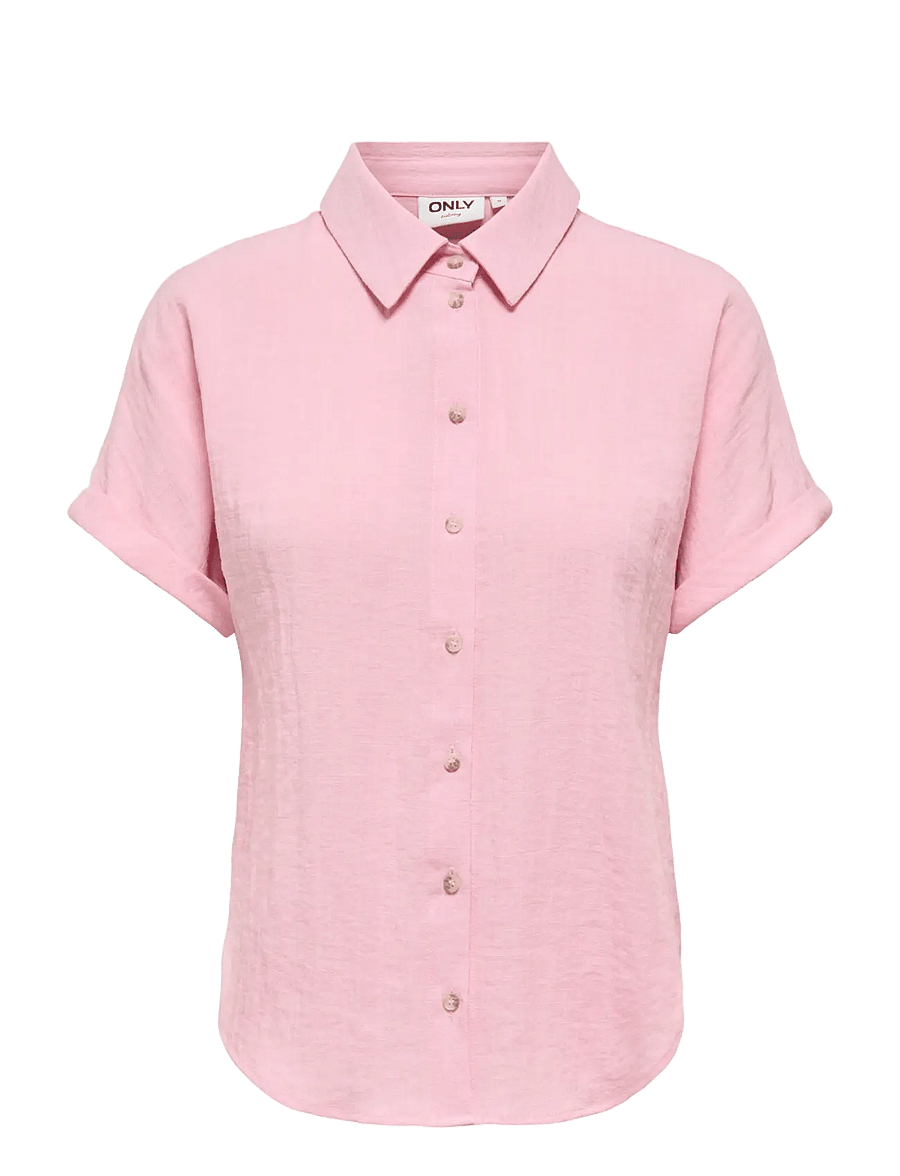ONLY - ONLITA S/S LINEN LOOK SHIRT TLR - leinenhemden - romance rose - 0
