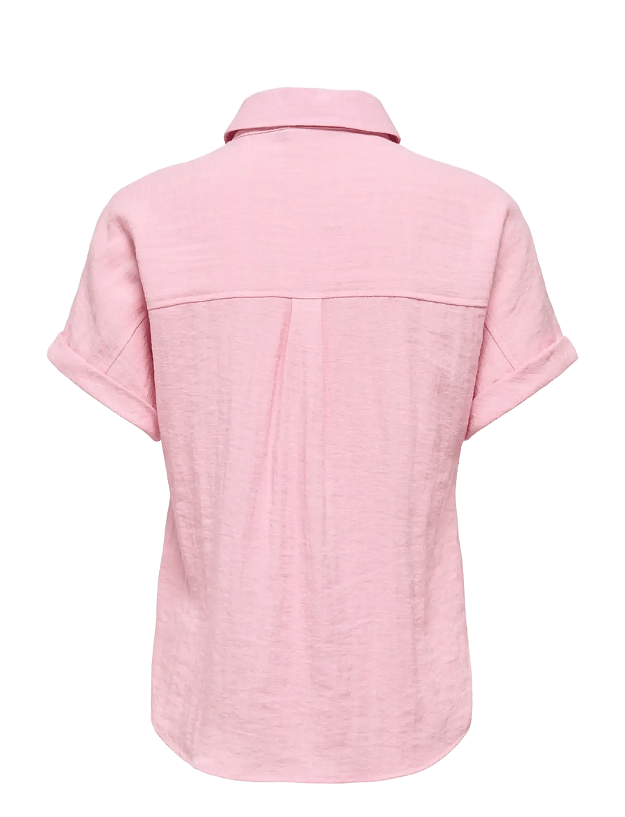 ONLY - ONLITA S/S LINEN LOOK SHIRT TLR - leinenhemden - romance rose - 1