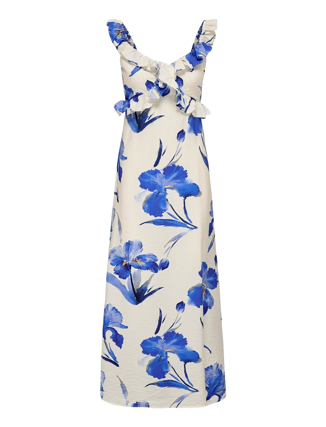 ONLY | Onlhyaci S/L Frill Long Aop Dress Wvn | L