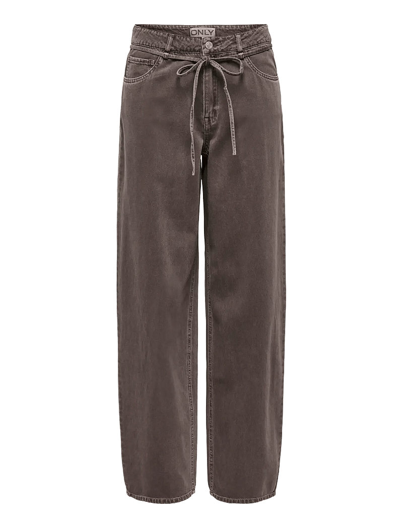 ONLY - ONLGIANNA-SILLA MW ST BELT PANT PNT NOOS - raka jeans - delicioso - 0