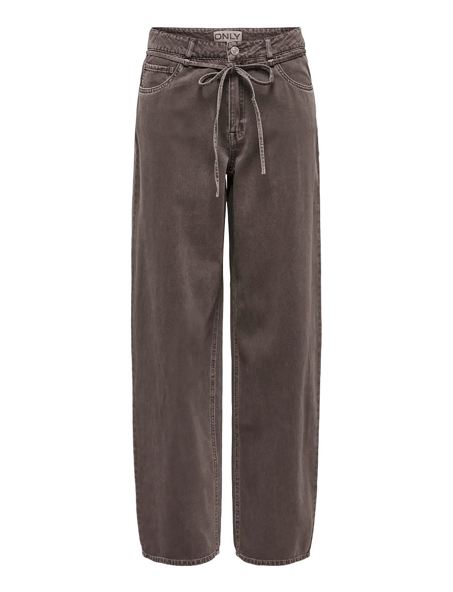 ONLY - ONLGIANNA-SILLA MW ST BELT PANT PNT NOOS - jeans droites - delicioso - 0