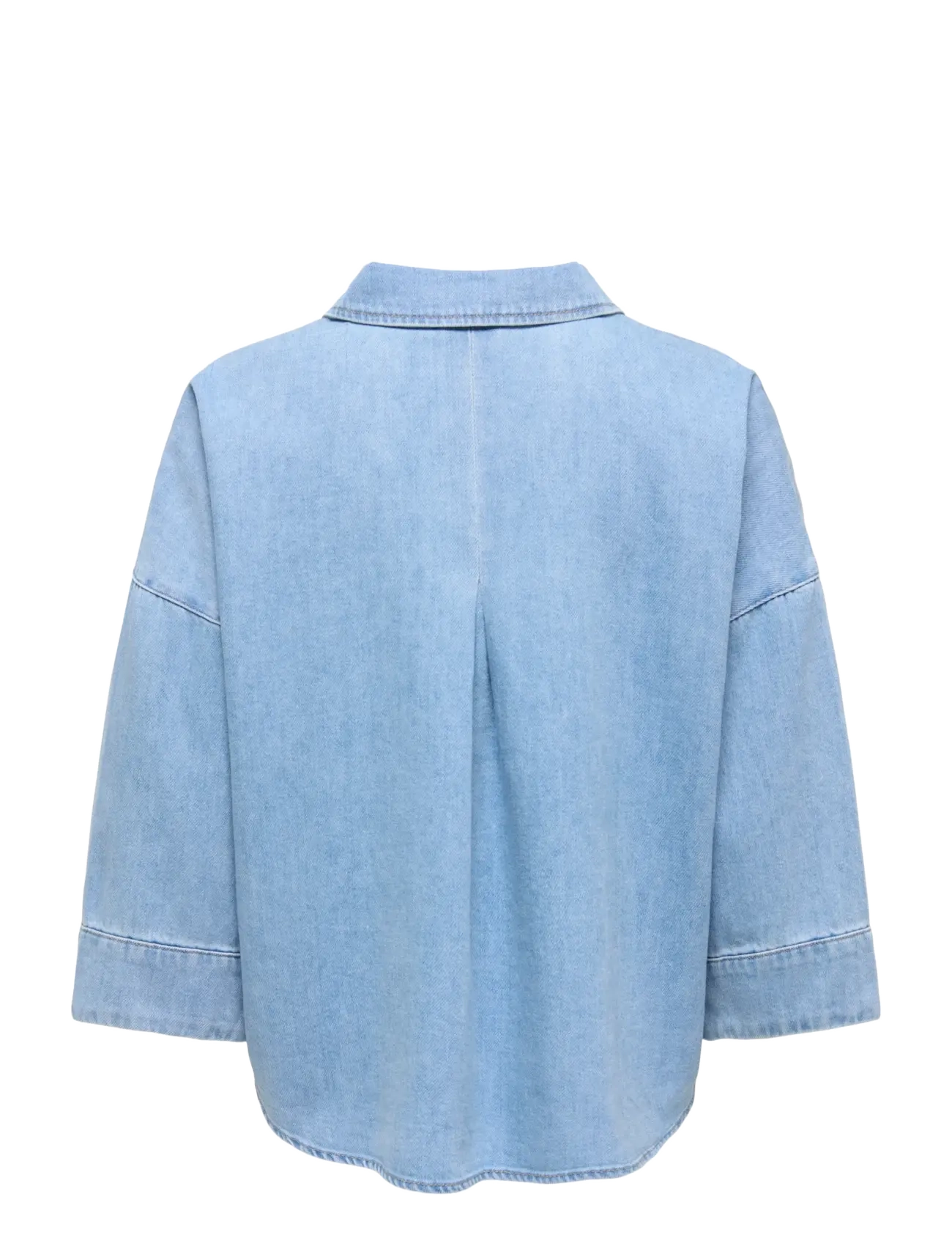 ONLY - ONLMONTES 3/4 DNM SHIRT GUA - denimskjorter - light blue denim - 2