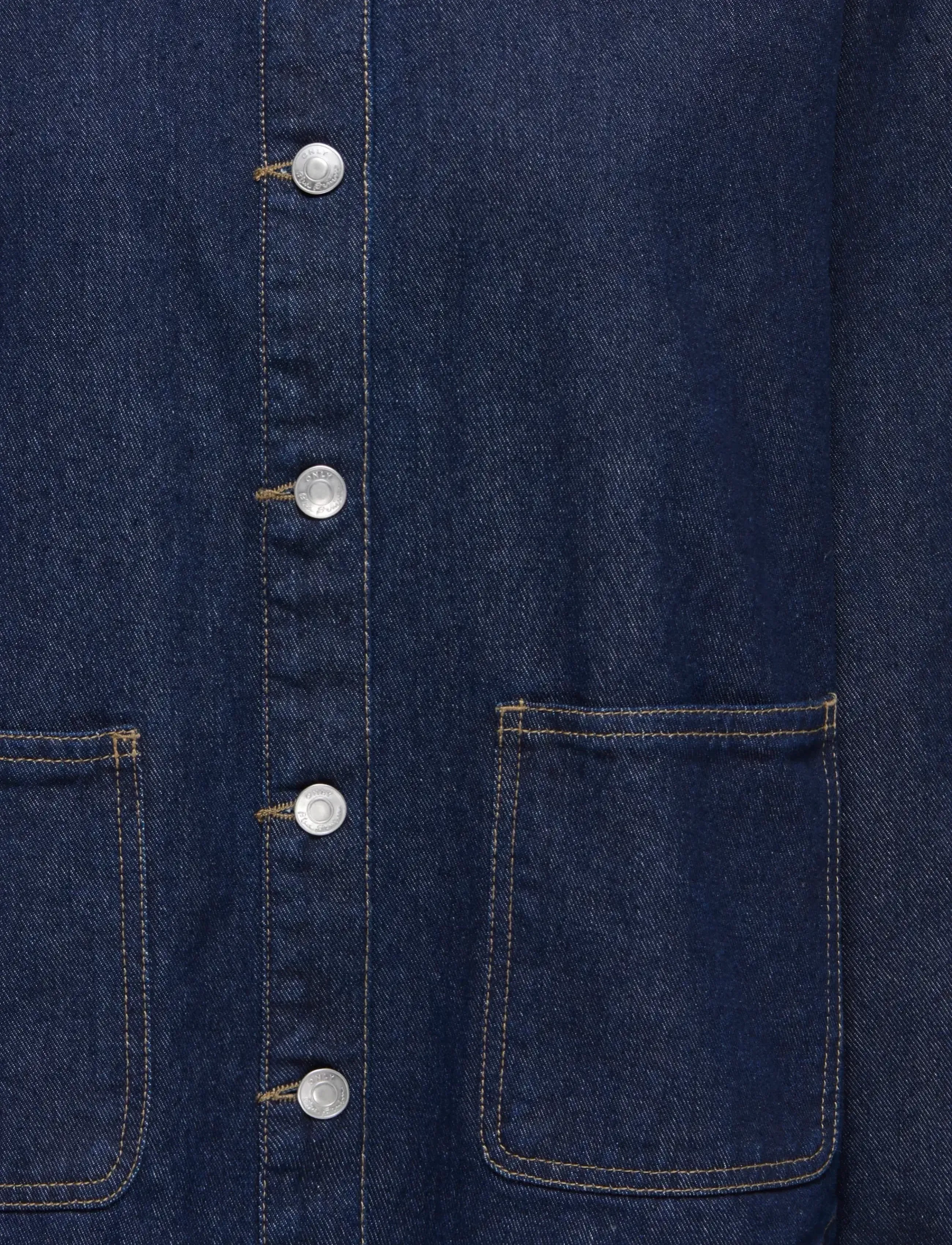 ONLY - ONLLARA LS DNM SHACKET GUA NOOS - jeansjacken - dark blue denim - 5