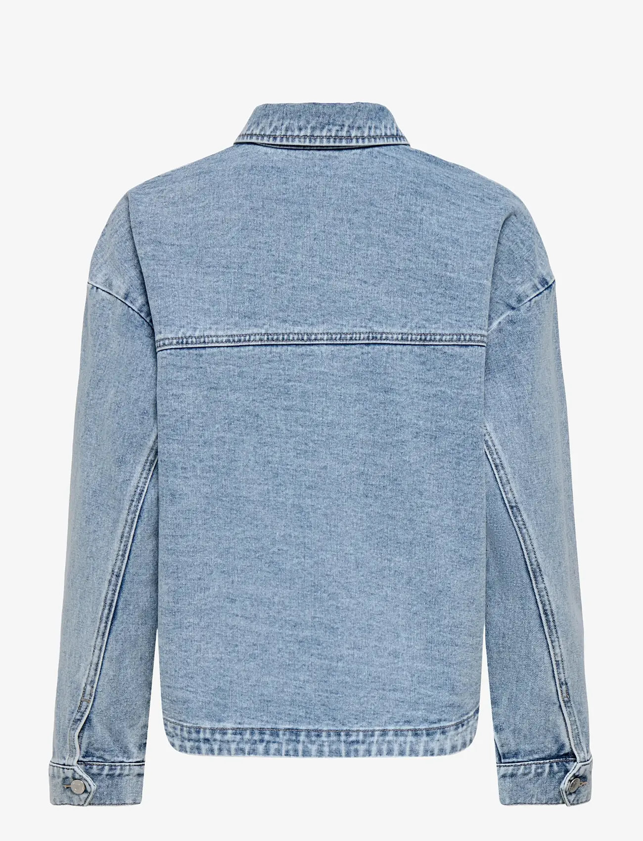 ONLY - ONLLARA LS DNM SHACKET GUA NOOS - frühlingsjacken - light blue denim - 2