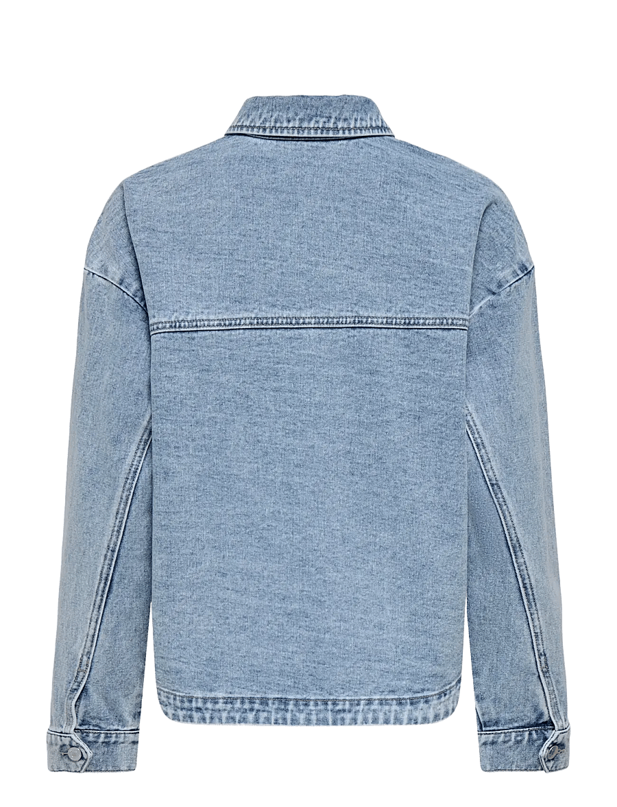 ONLY - ONLLARA LS DNM SHACKET GUA NOOS - kevadjoped - light blue denim - 2