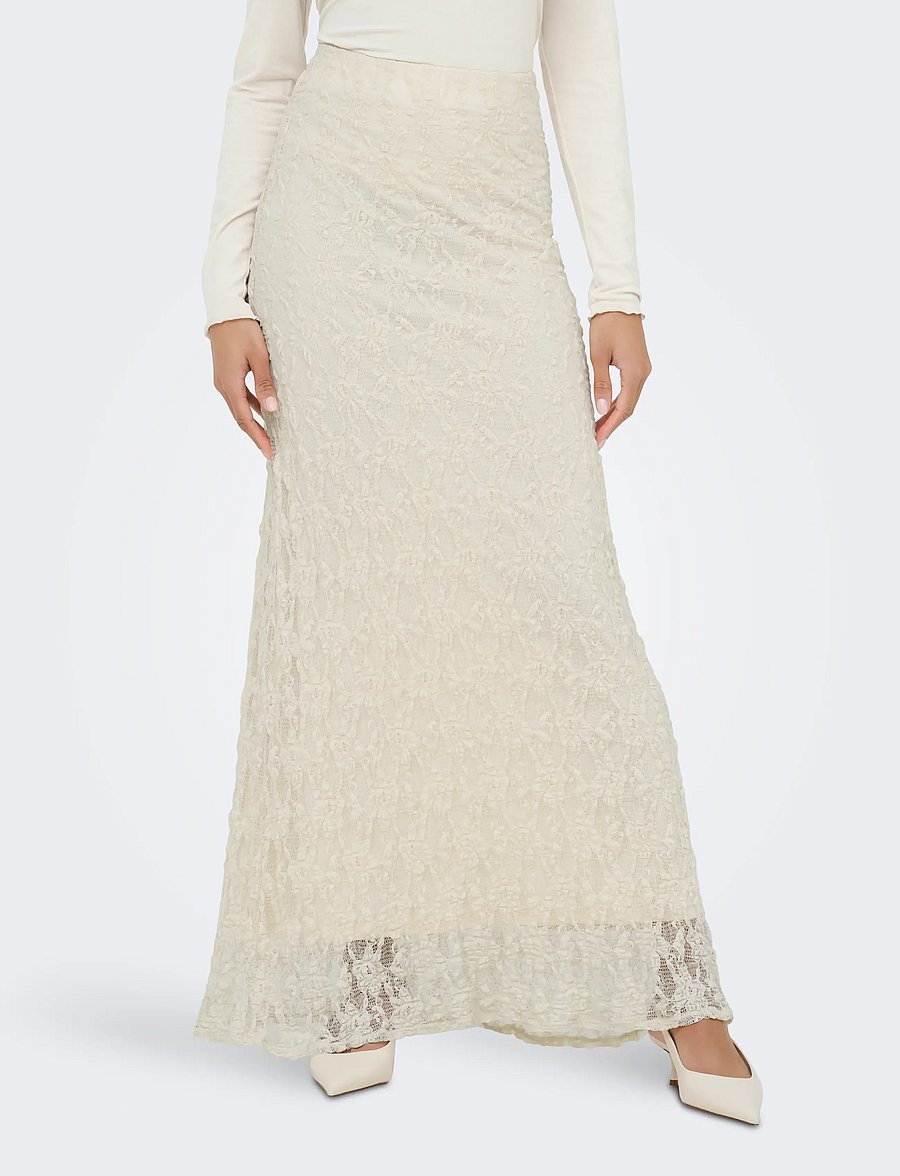 ONLY - ONLALBINA LONG SKIRT JRS - maxi nederdele - birch - 0