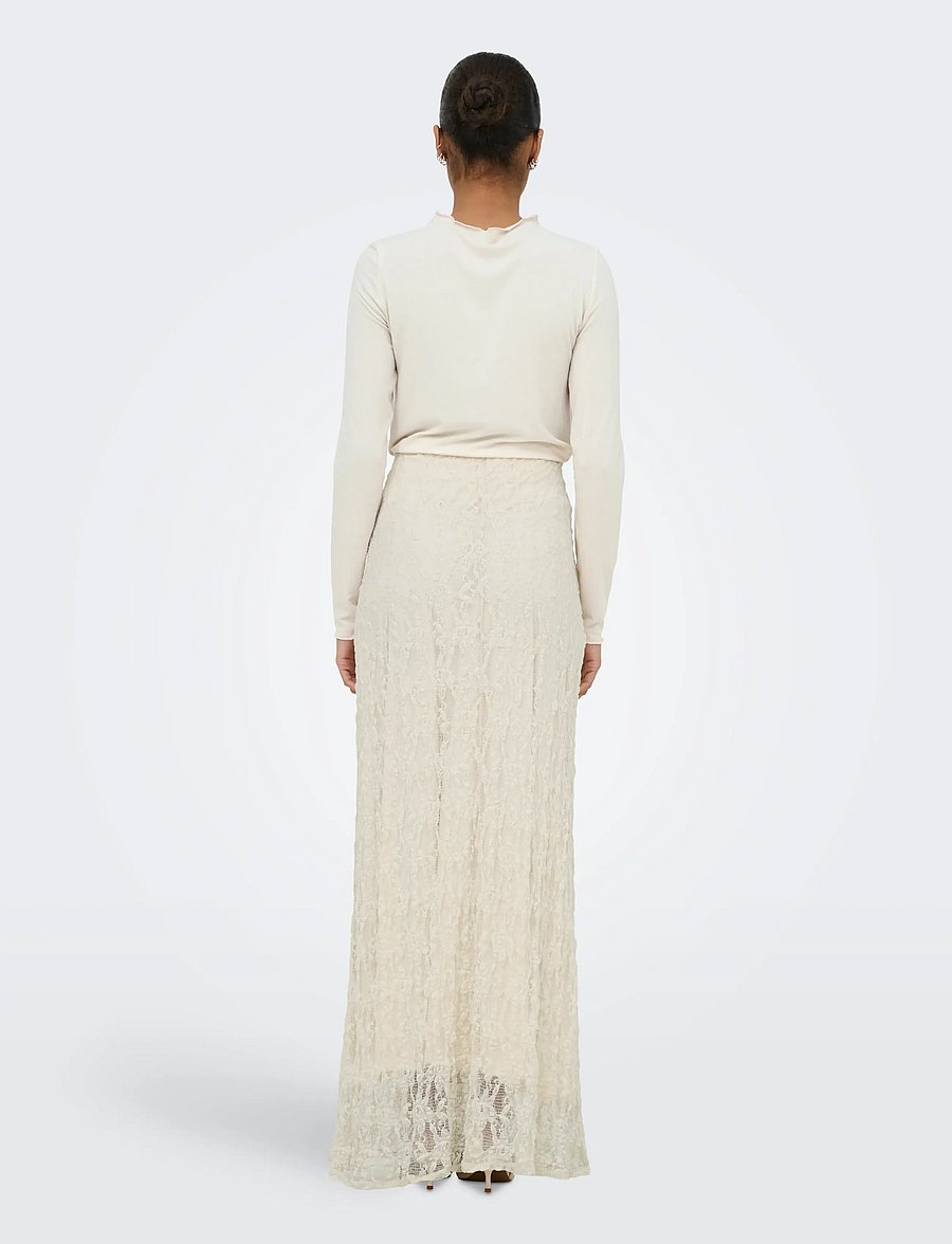 ONLY - ONLALBINA LONG SKIRT JRS - maxi nederdele - birch - 3