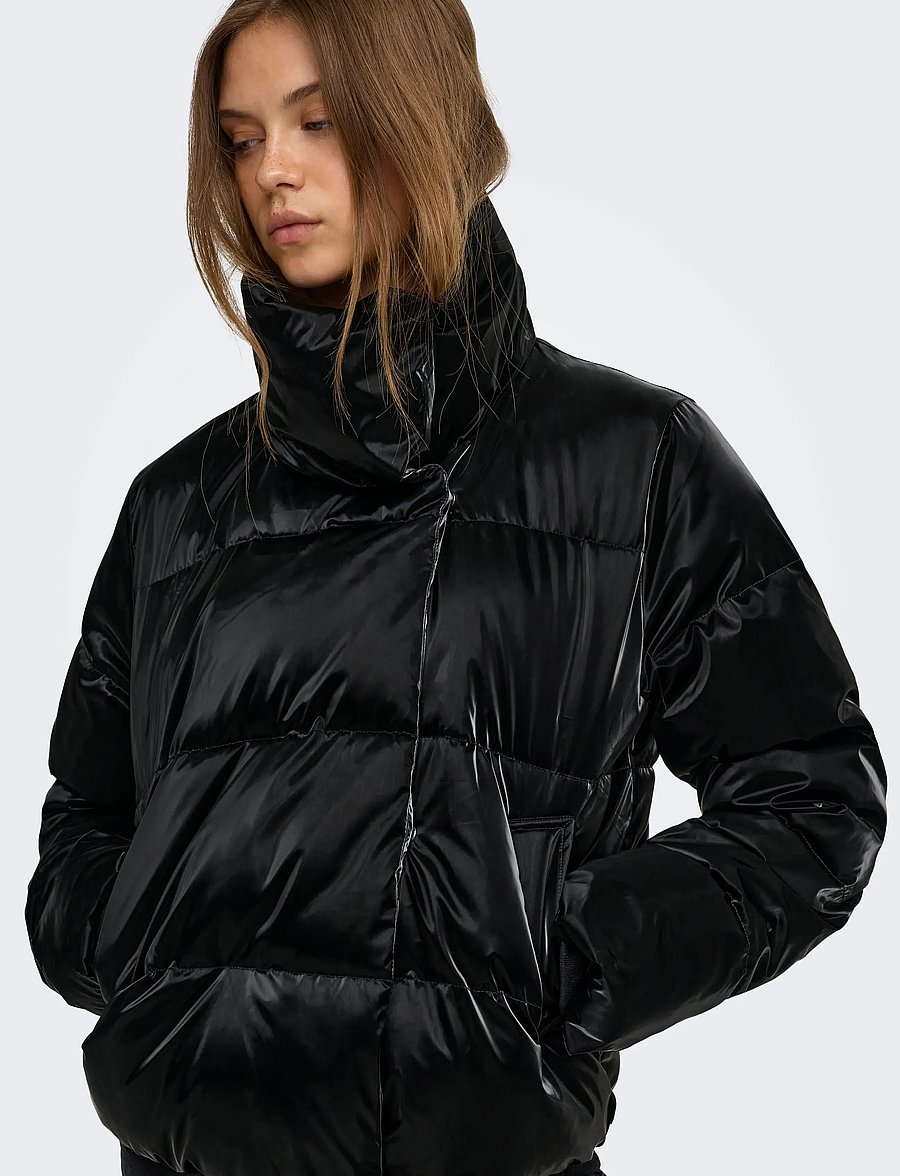 ONLY - ONLBERGEN SHINY JACKET CC OTW - black - 5