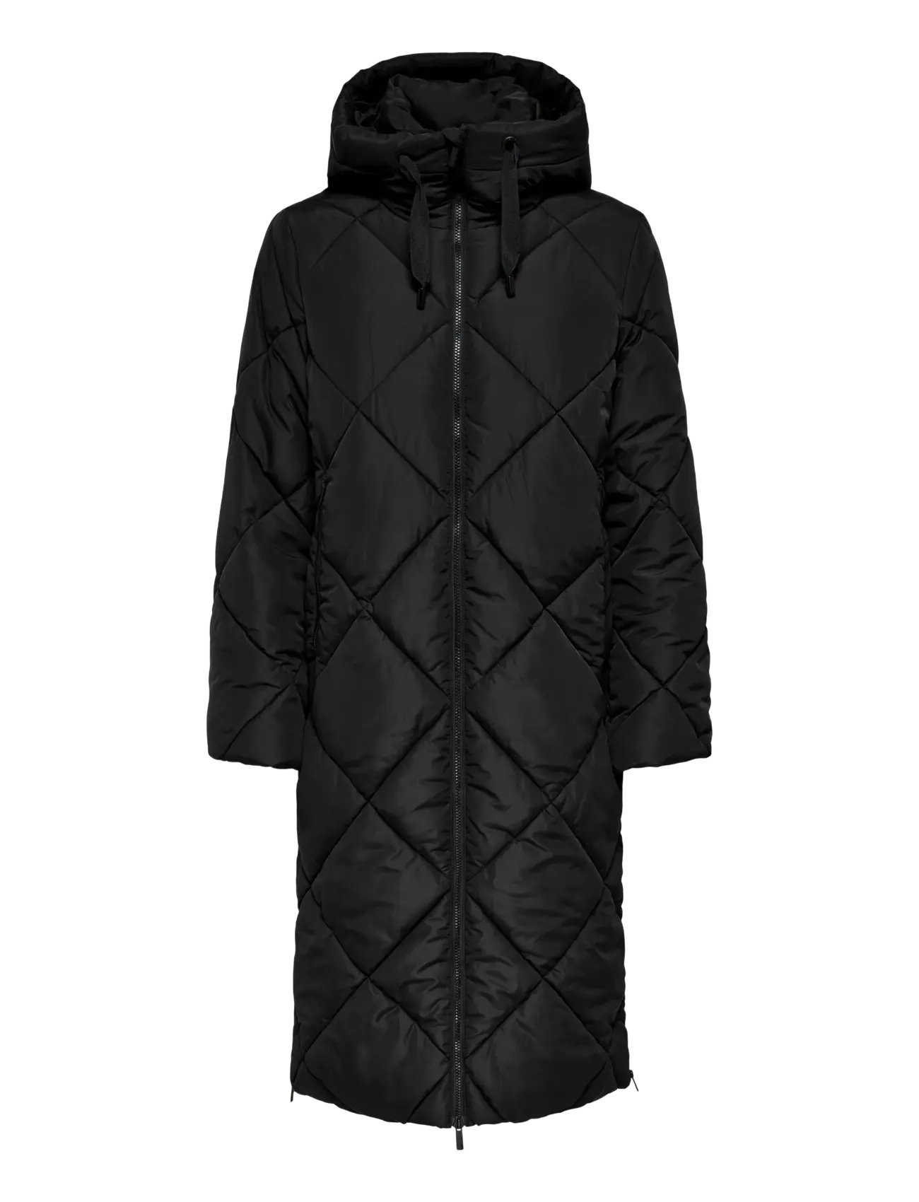 ONLY ONLMAGGI LONG HOOD PUFFER CC OTW - Everyday Style - BLACK / black