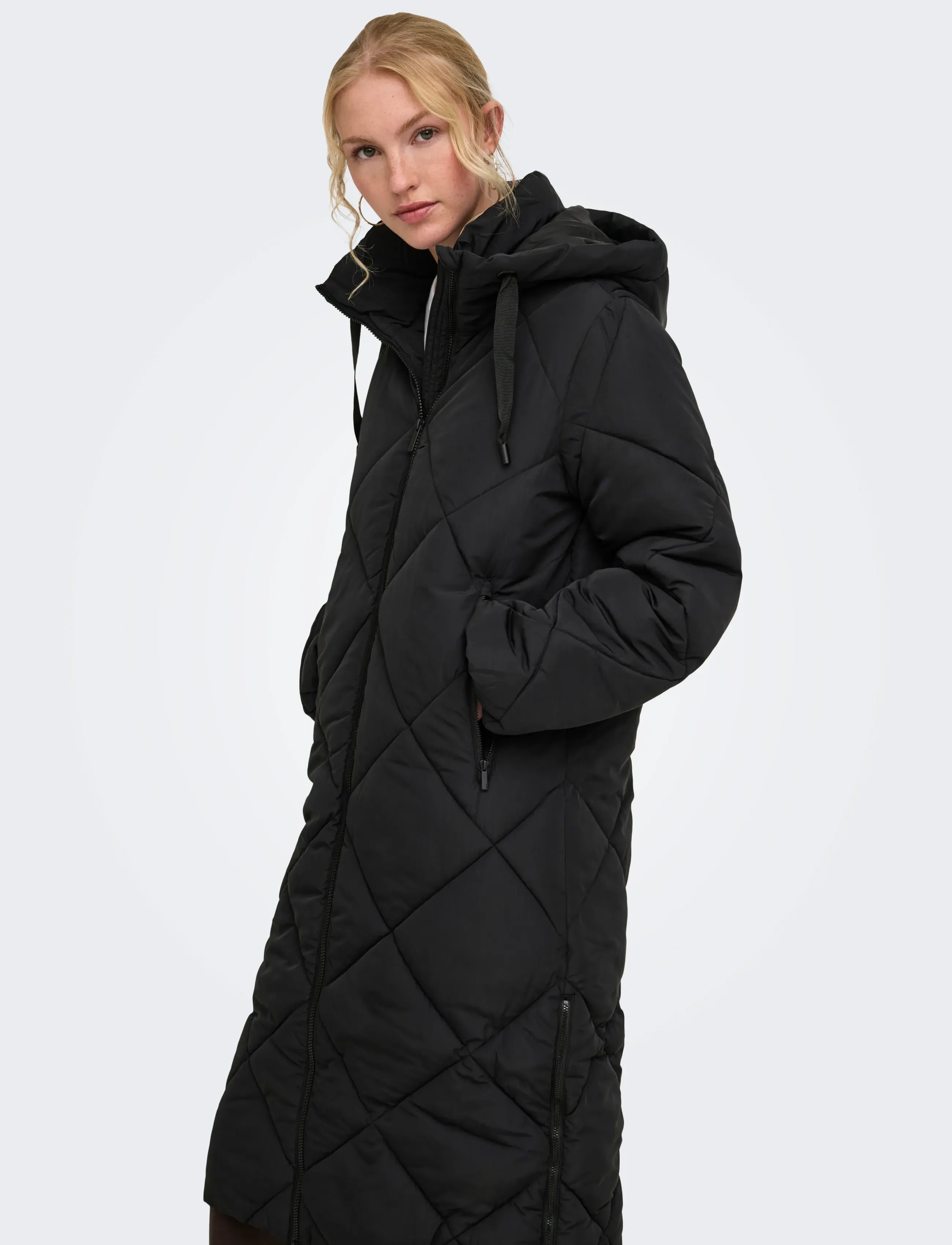 ONLY Onlmaggi Long Hood Puffer Cc Otw jackor dam – bild 4