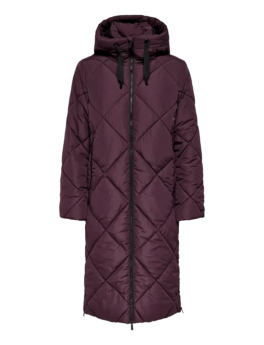ONLY - ONLMAGGI LONG HOOD PUFFER CC OTW - winter jacket - fudge - 1
