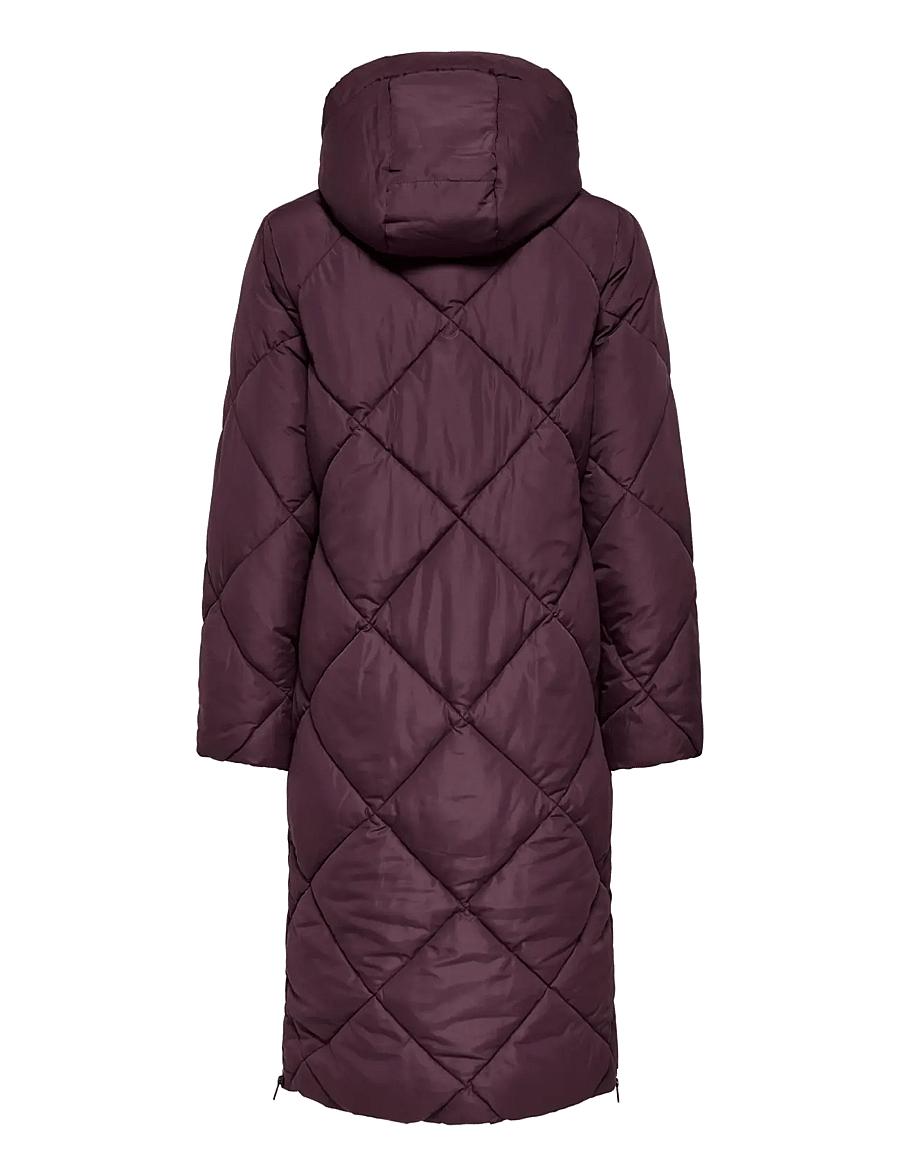 ONLY - ONLMAGGI LONG HOOD PUFFER CC OTW - winter jacket - fudge - 2