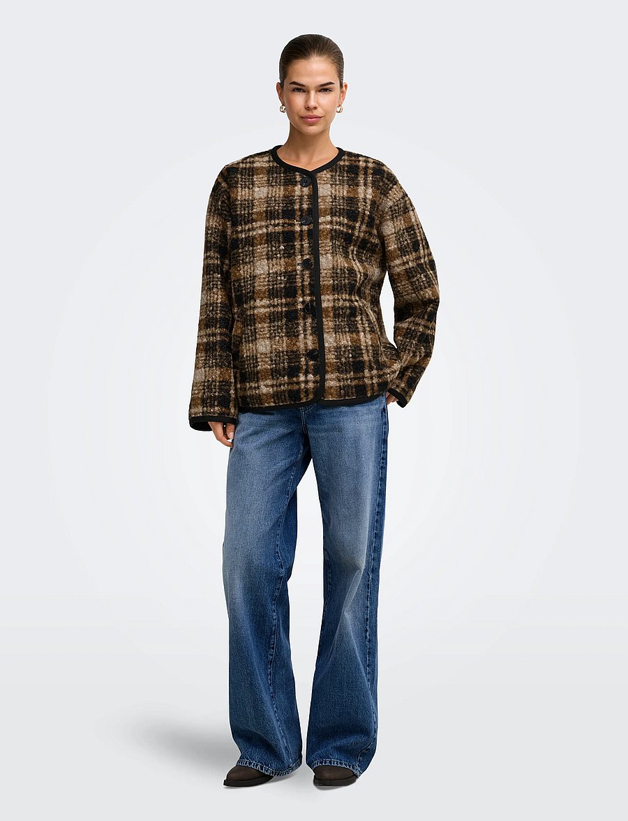 ONLY - ONLANNI BOUCLE JACKET CC OTW - toasted coconut - 4