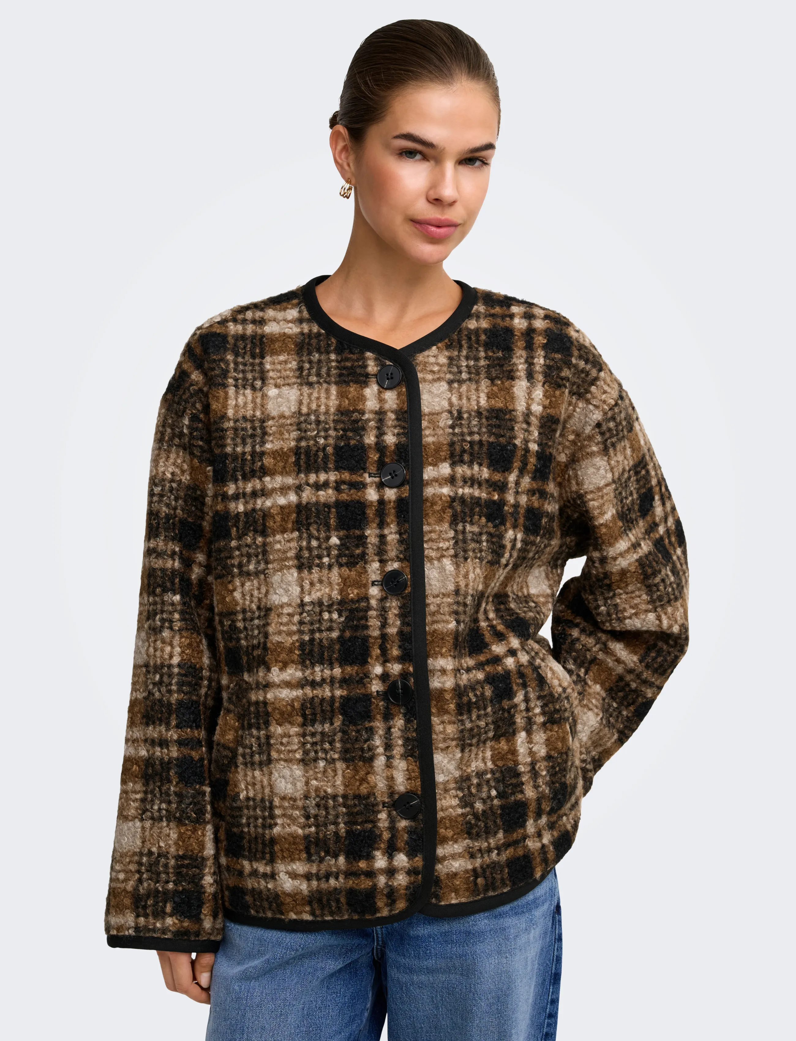 ONLY Onlanni Boucle Jacket Cc Otw vinterjackor dam – bild 6