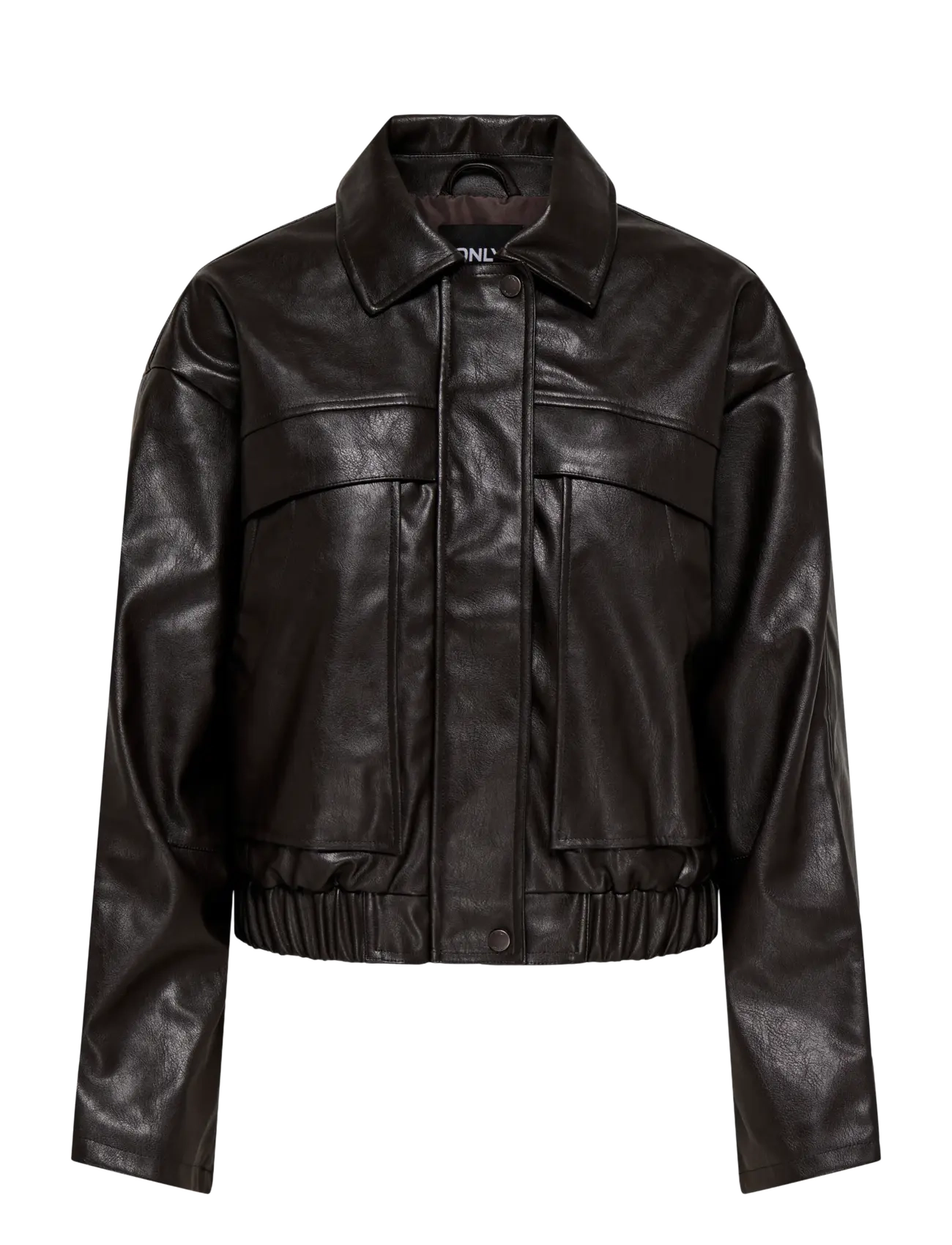 ONLY - ONLMELLE FAUX LEATHER JACKET OTW - chocolate torte - 1