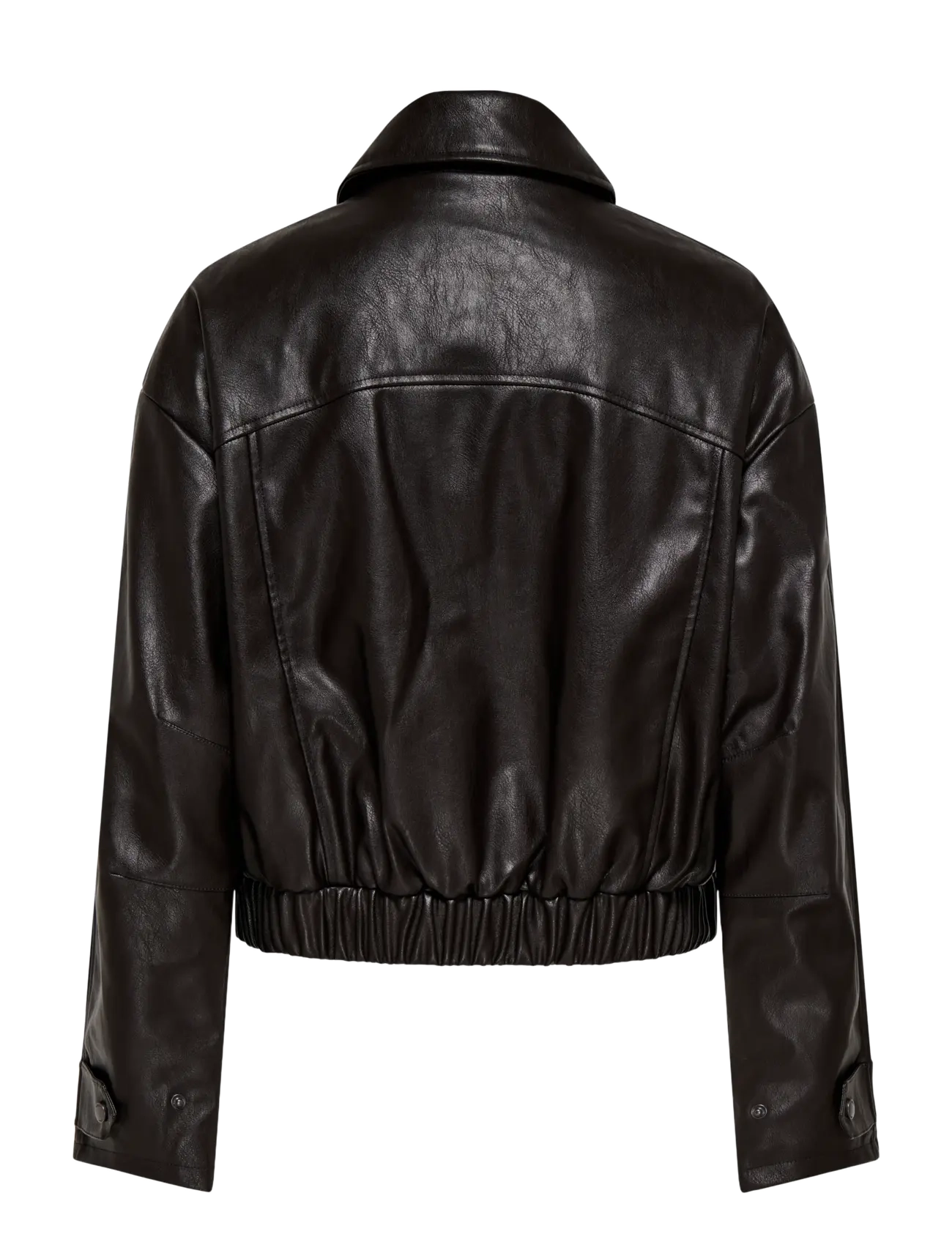 ONLY - ONLMELLE FAUX LEATHER JACKET OTW - chocolate torte - 2