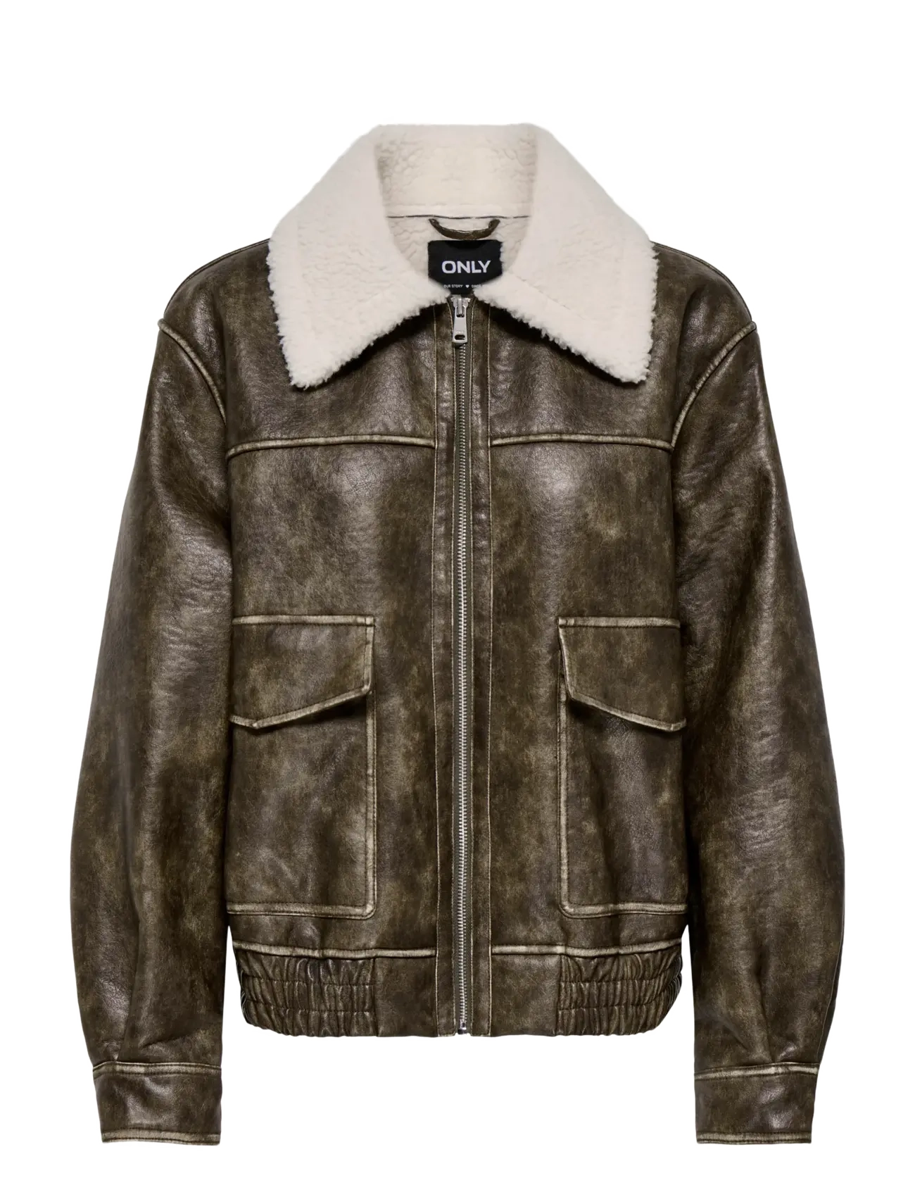 ONLY - Onlingrid Faux Leather Washed