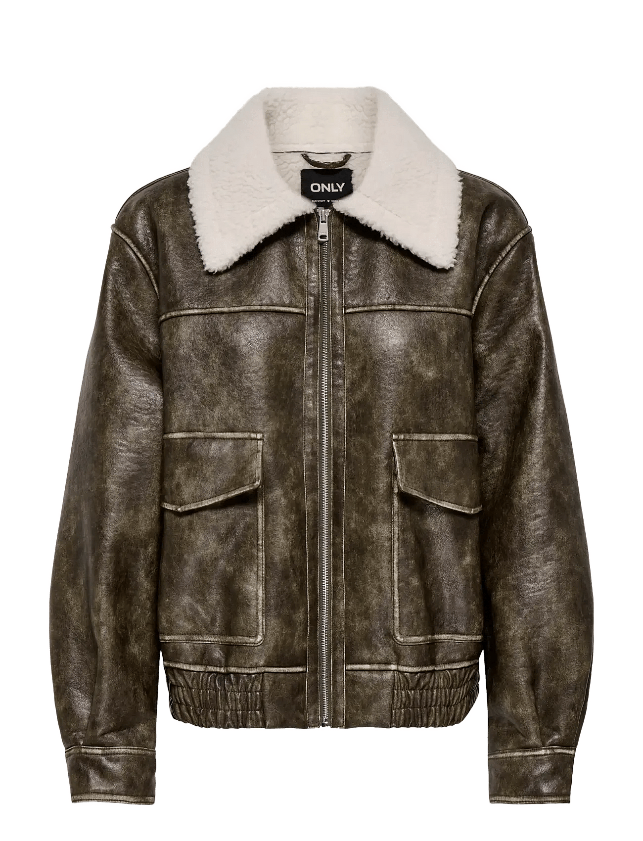 ONLY - Onlingrid Faux Leather Washed