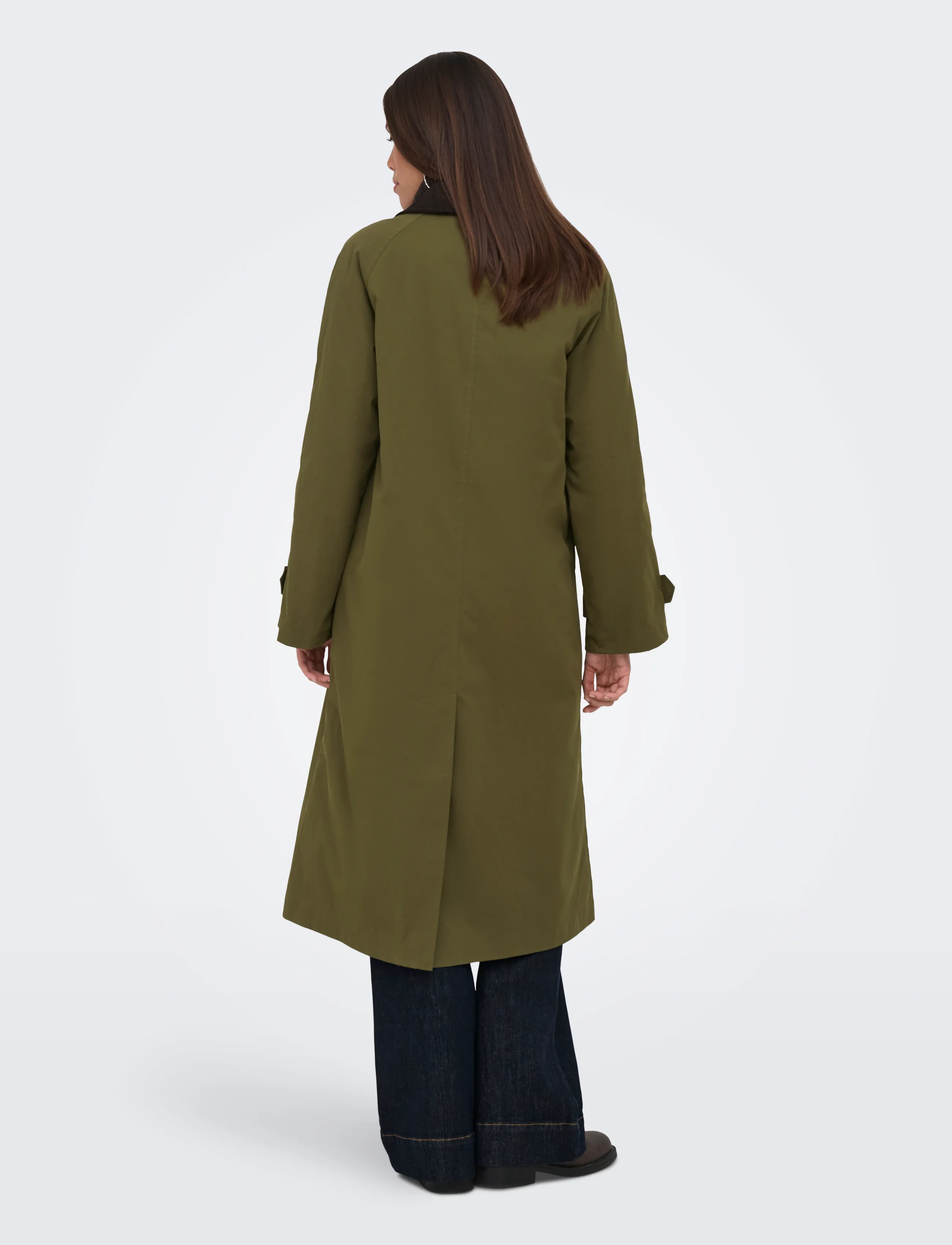 ONLY - ONLORCHID CORD MIX COAT OTW - tunna kappor - dark olive - 3