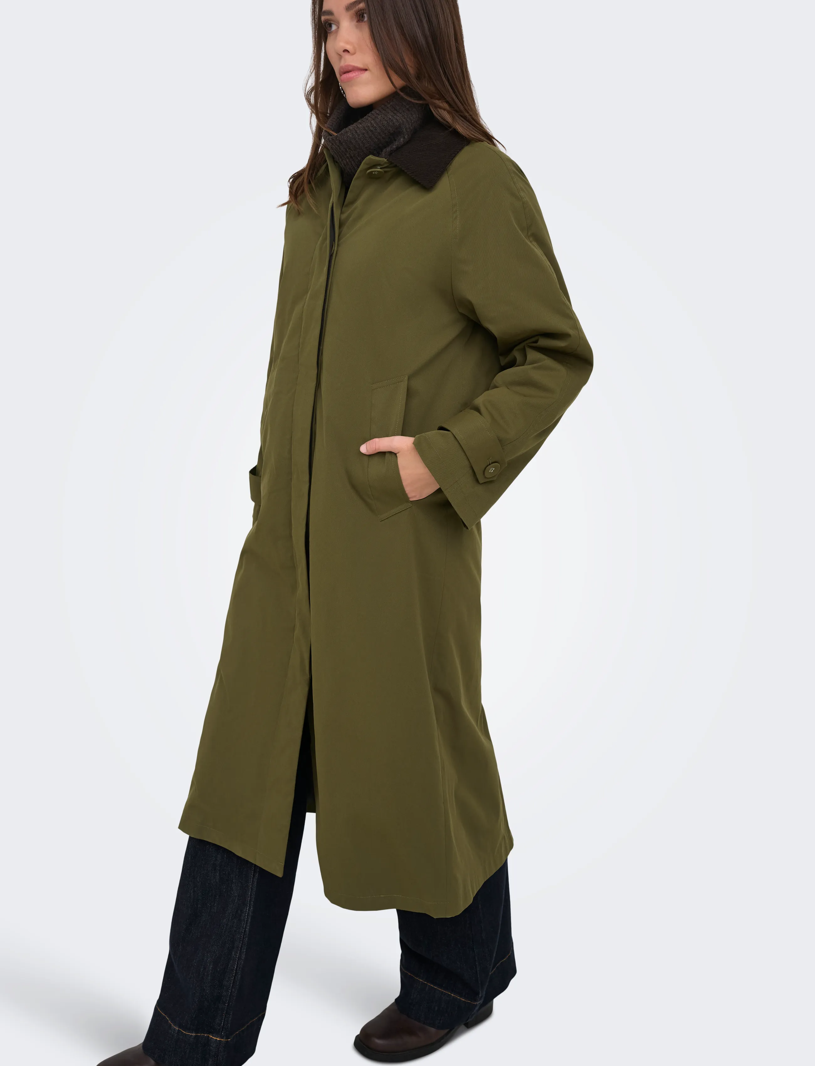 Onlorchid Cord Mix Coat Otw 5