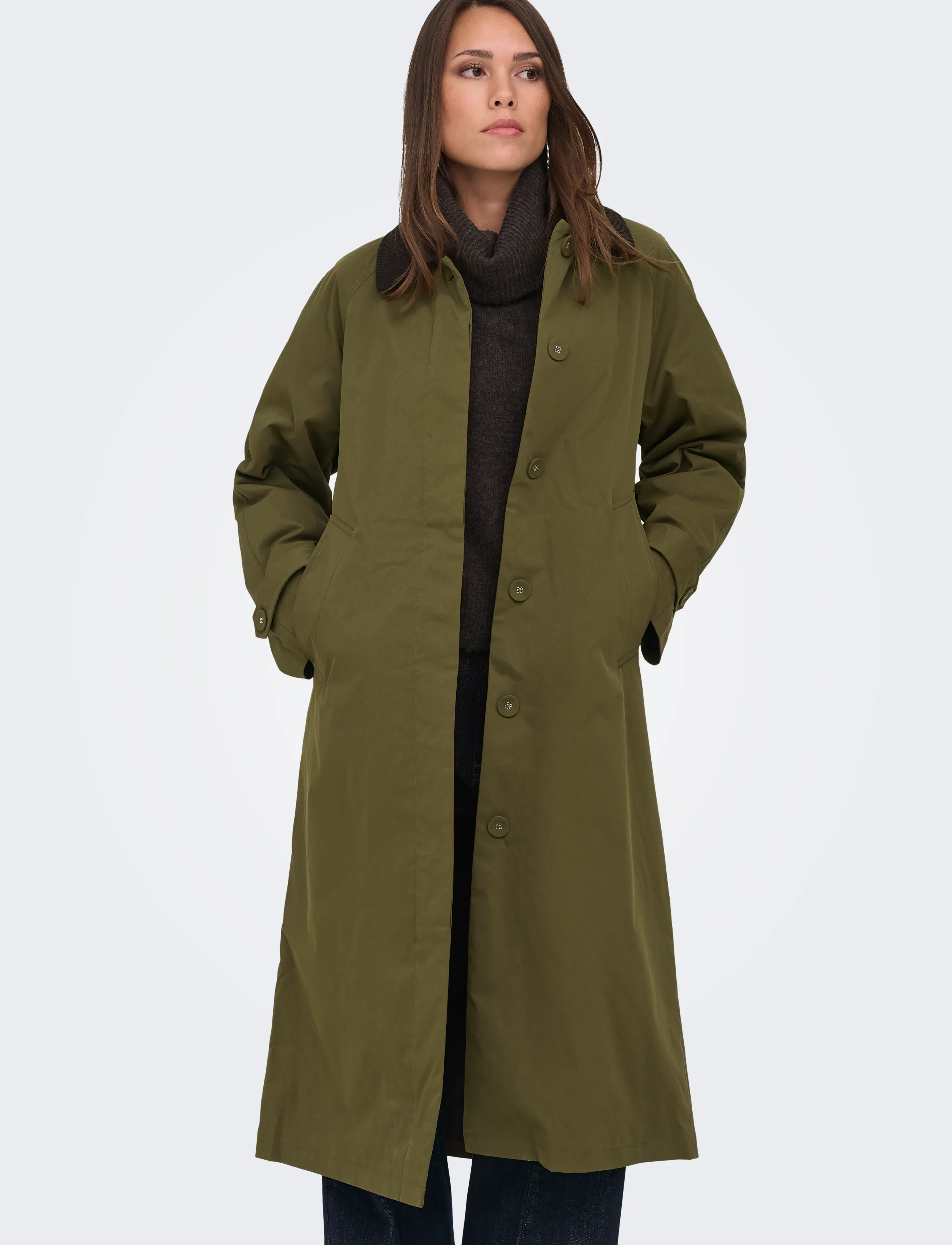 Onlorchid Cord Mix Coat Otw 6