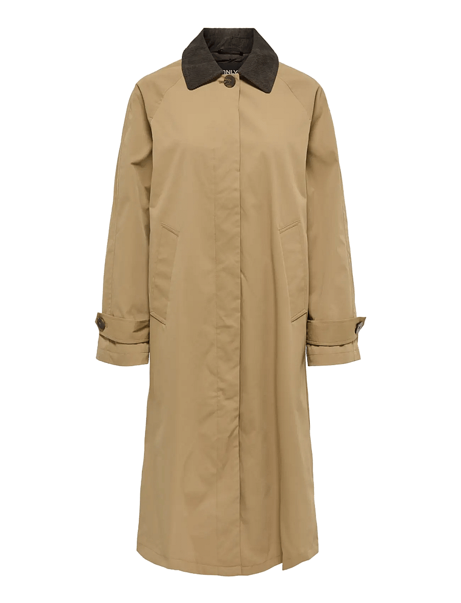 ONLY - ONLORCHID CORD MIX COAT OTW - leichte mäntel - otter - 1