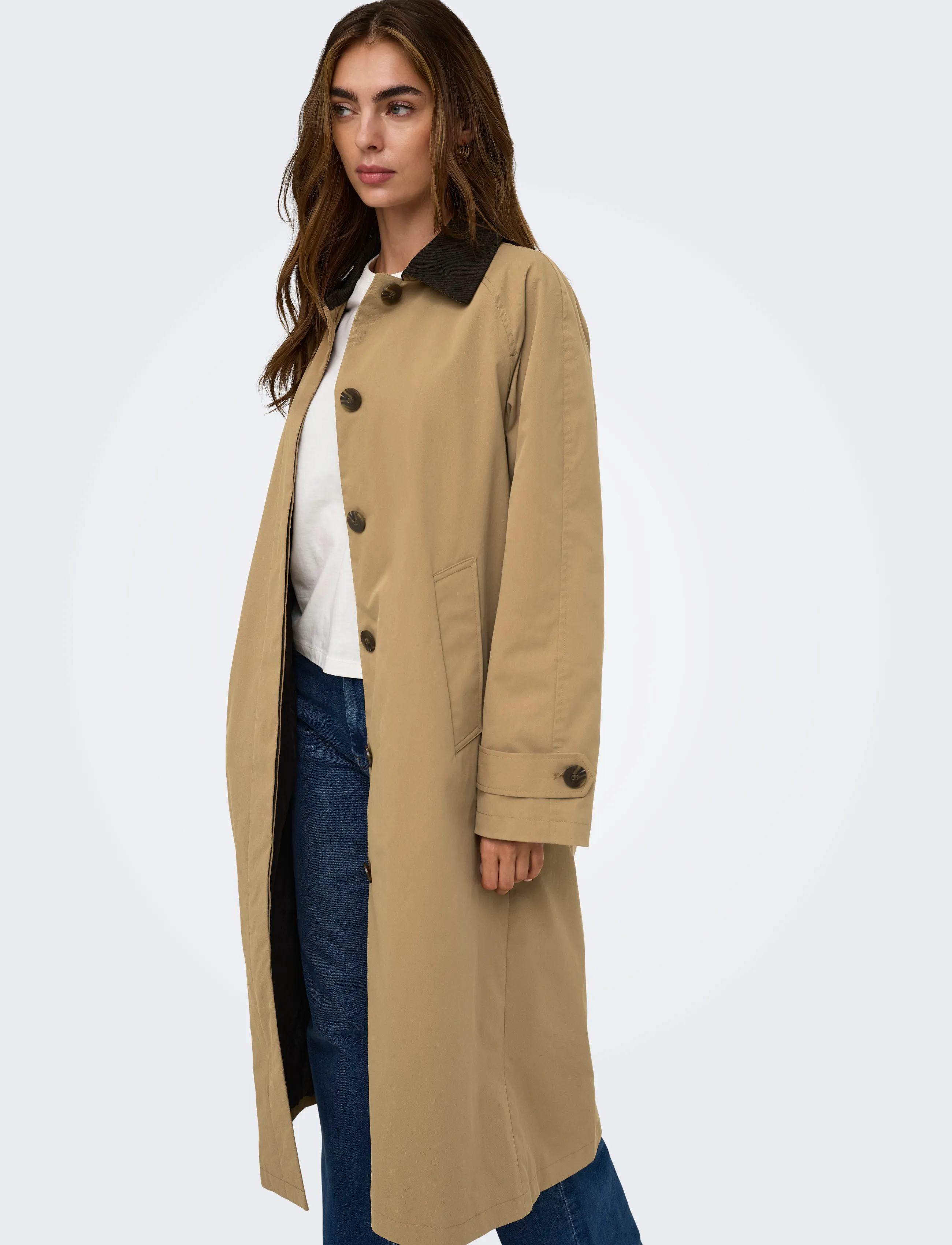 Onlorchid Cord Mix Coat Otw 6