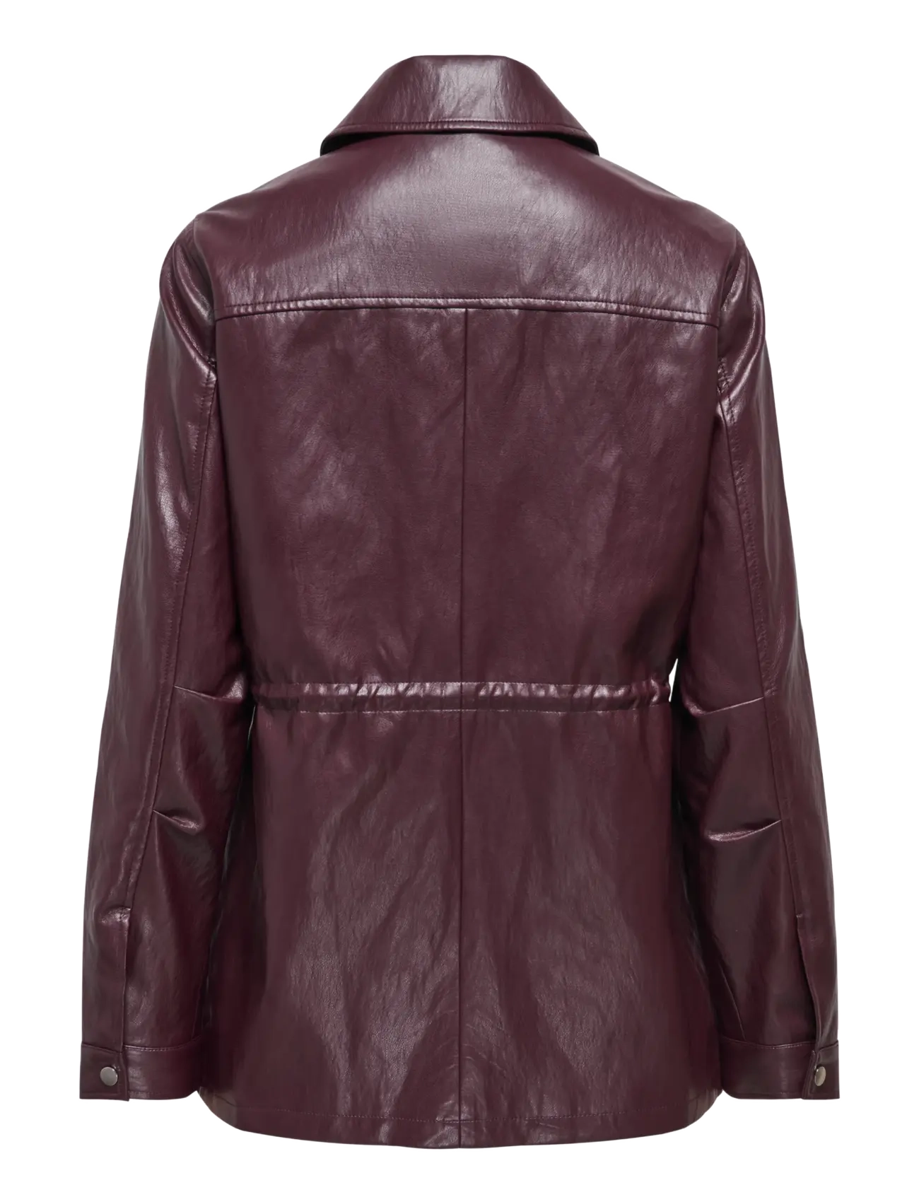 ONLY - ONLMINI FAUX LEATH STRING JACKET CC OTW - decadent chocolate - 2