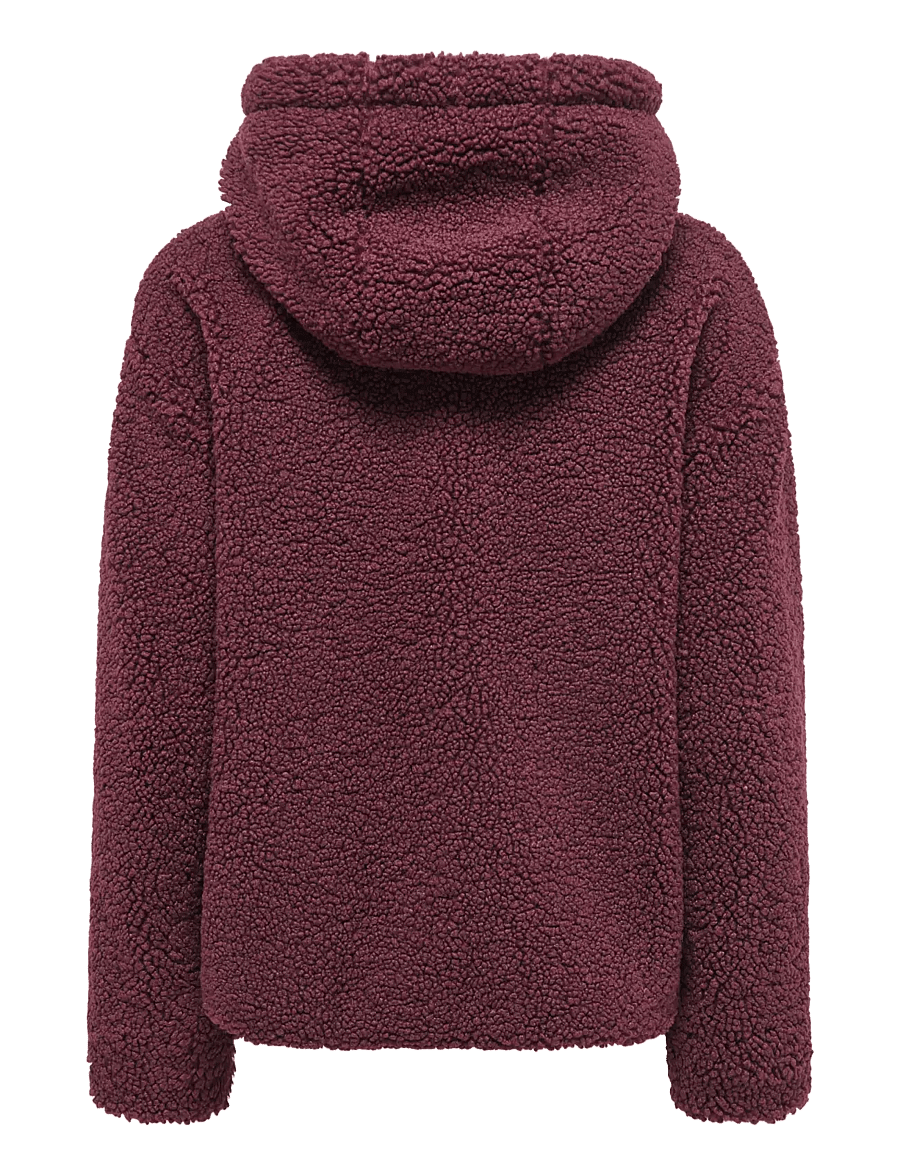 ONLY - ONLASPEN HOOD TEDDY JACKET CC OTW - faux fur - decadent chocolate - 2