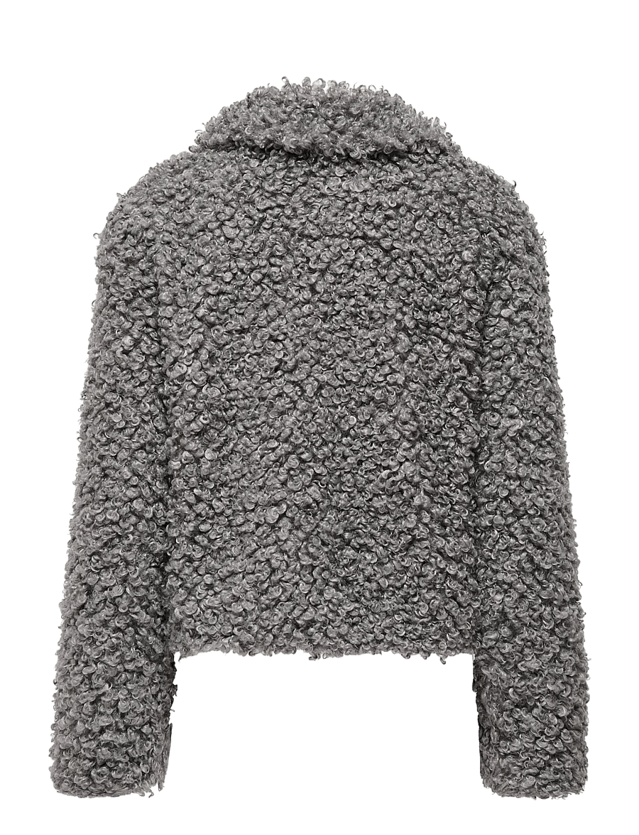 ONLY - ONLTILDA TEDDY JACKET CC OTW - fuskpäls - dark shadow - 1