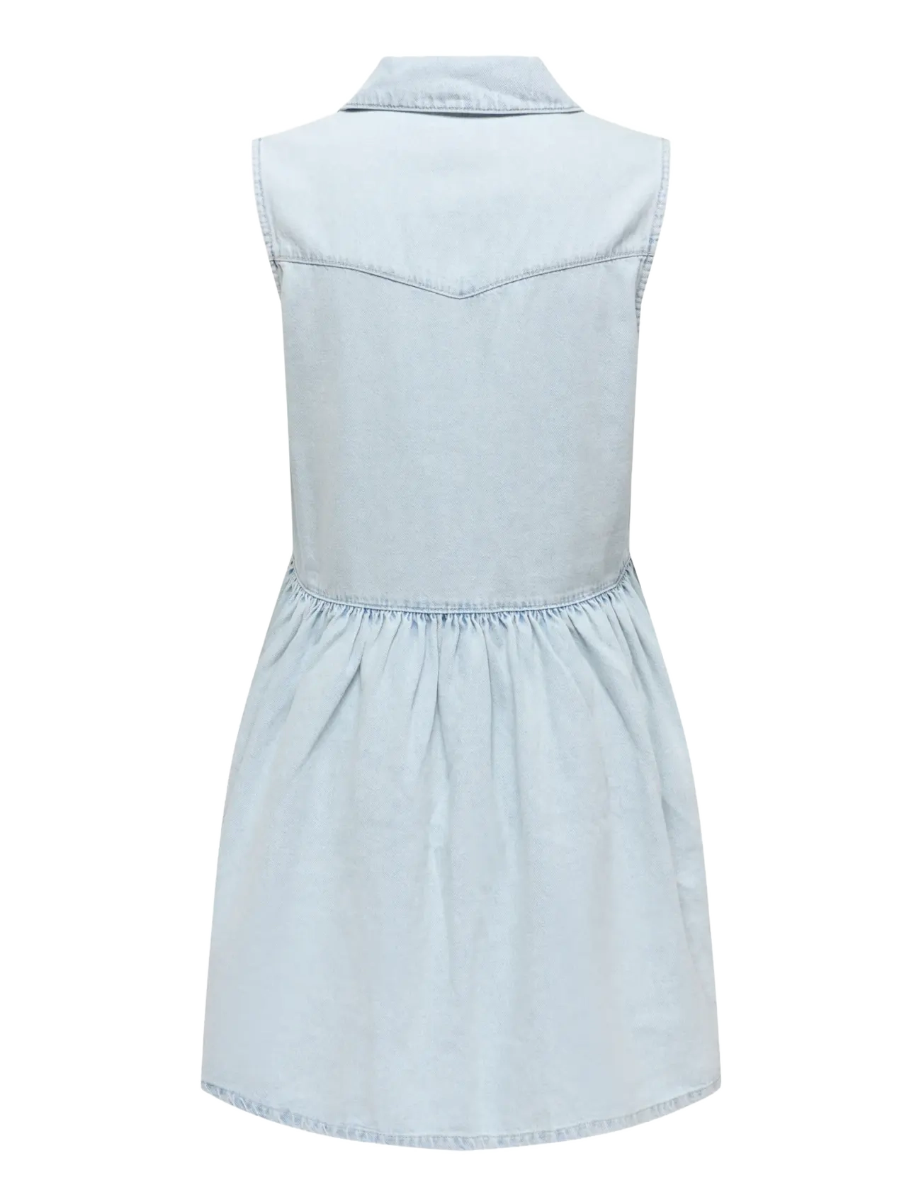 ONLY - ONLCYRUS SL SHORT DNM DRESS AKM - skjortekjoler - light blue denim - 2
