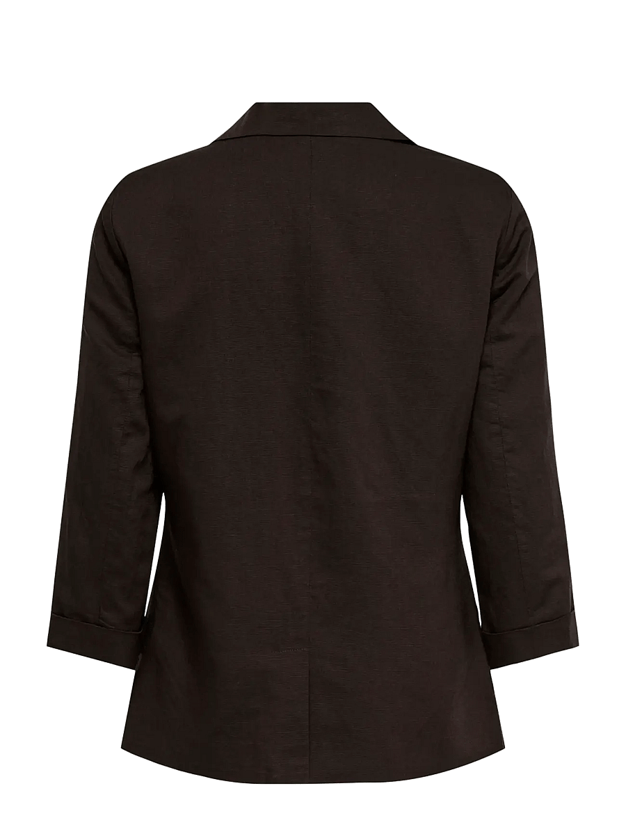 ONLY - ONLCARO-ISOLA 3/4 BLAZER TLR - einreihige blazer - coffee bean - 2