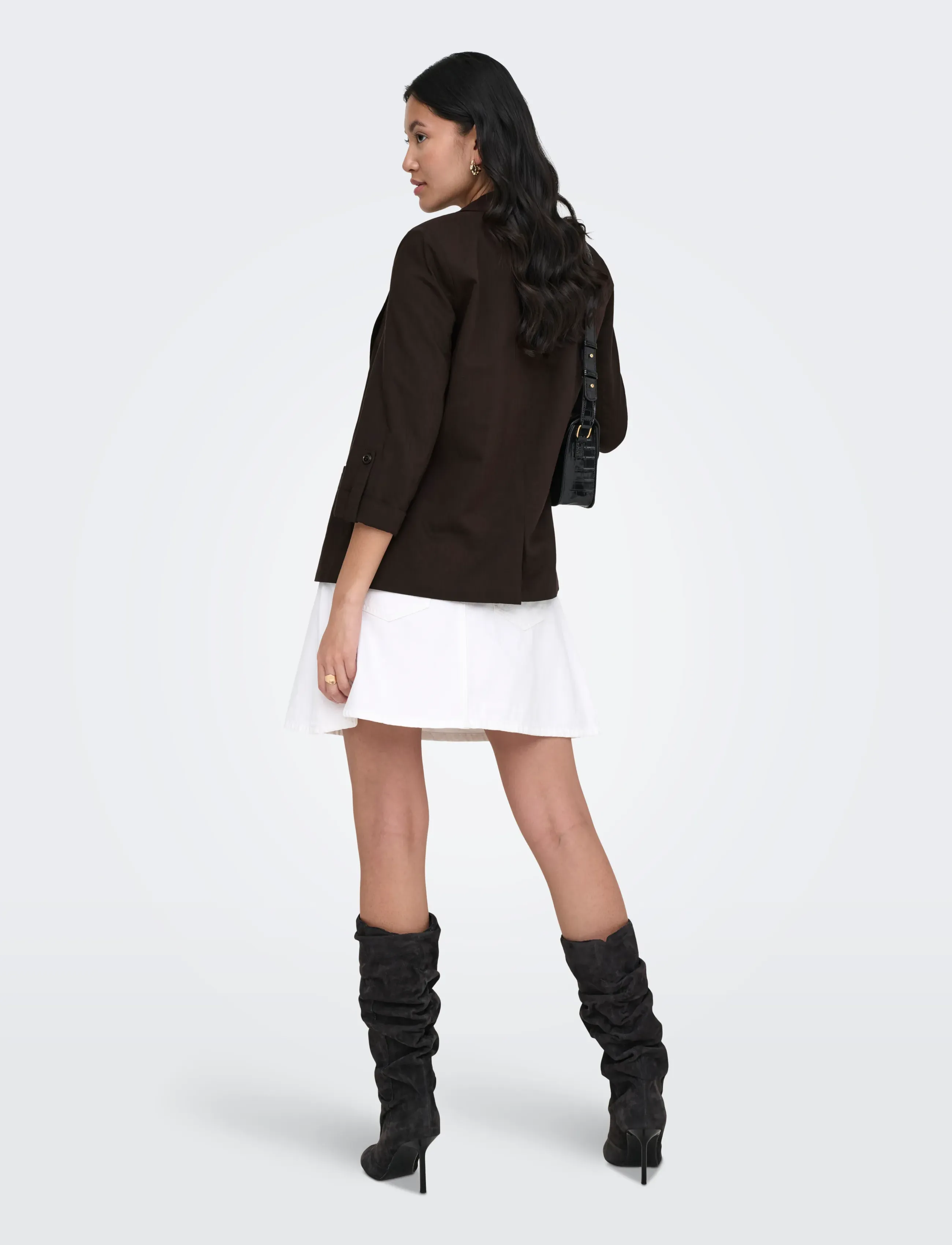 ONLY - ONLCARO-ISOLA 3/4 BLAZER TLR - einreihige blazer - coffee bean - 3