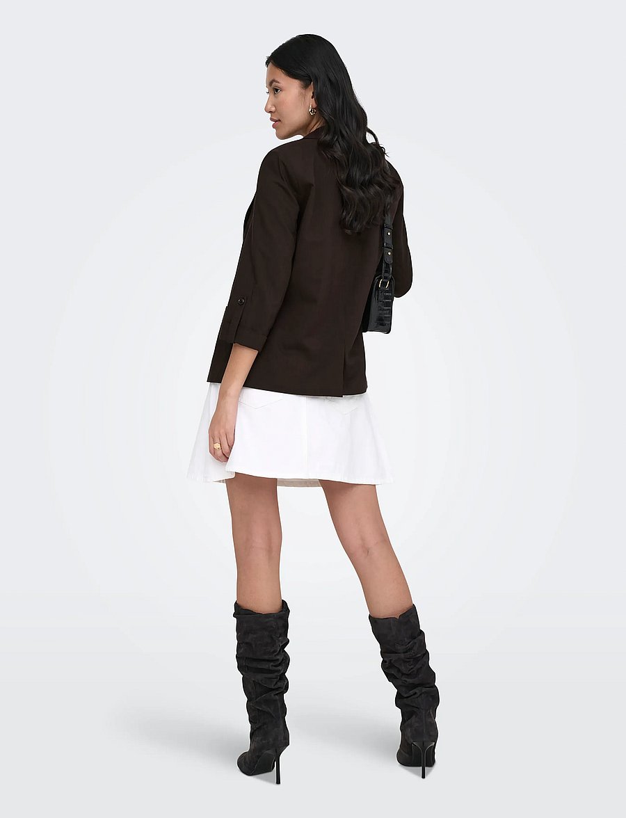 ONLY - ONLCARO-ISOLA 3/4 BLAZER TLR - einreihige blazer - coffee bean - 3
