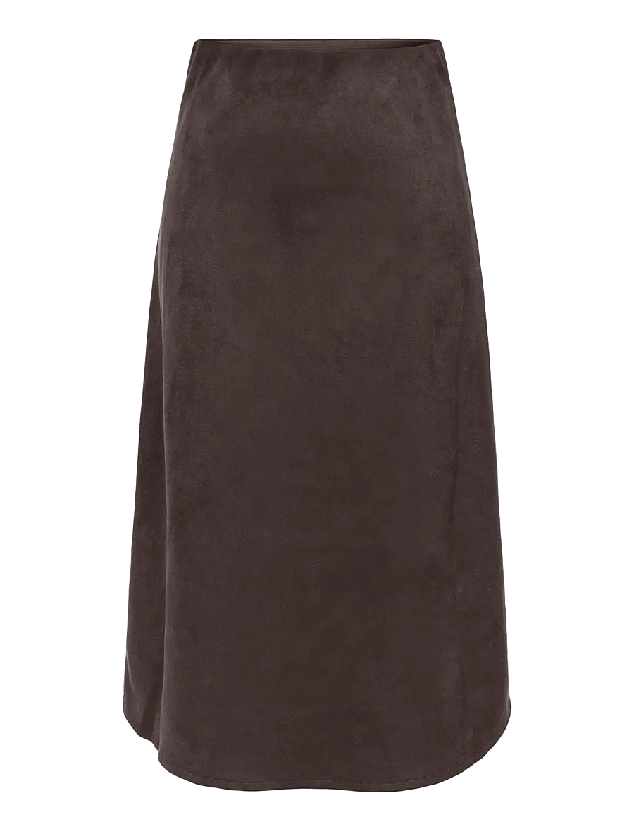 ONLY - ONLDIANE FAUX SUEDE SKIRT CC OTW - midi kjolar - coffee bean - 1
